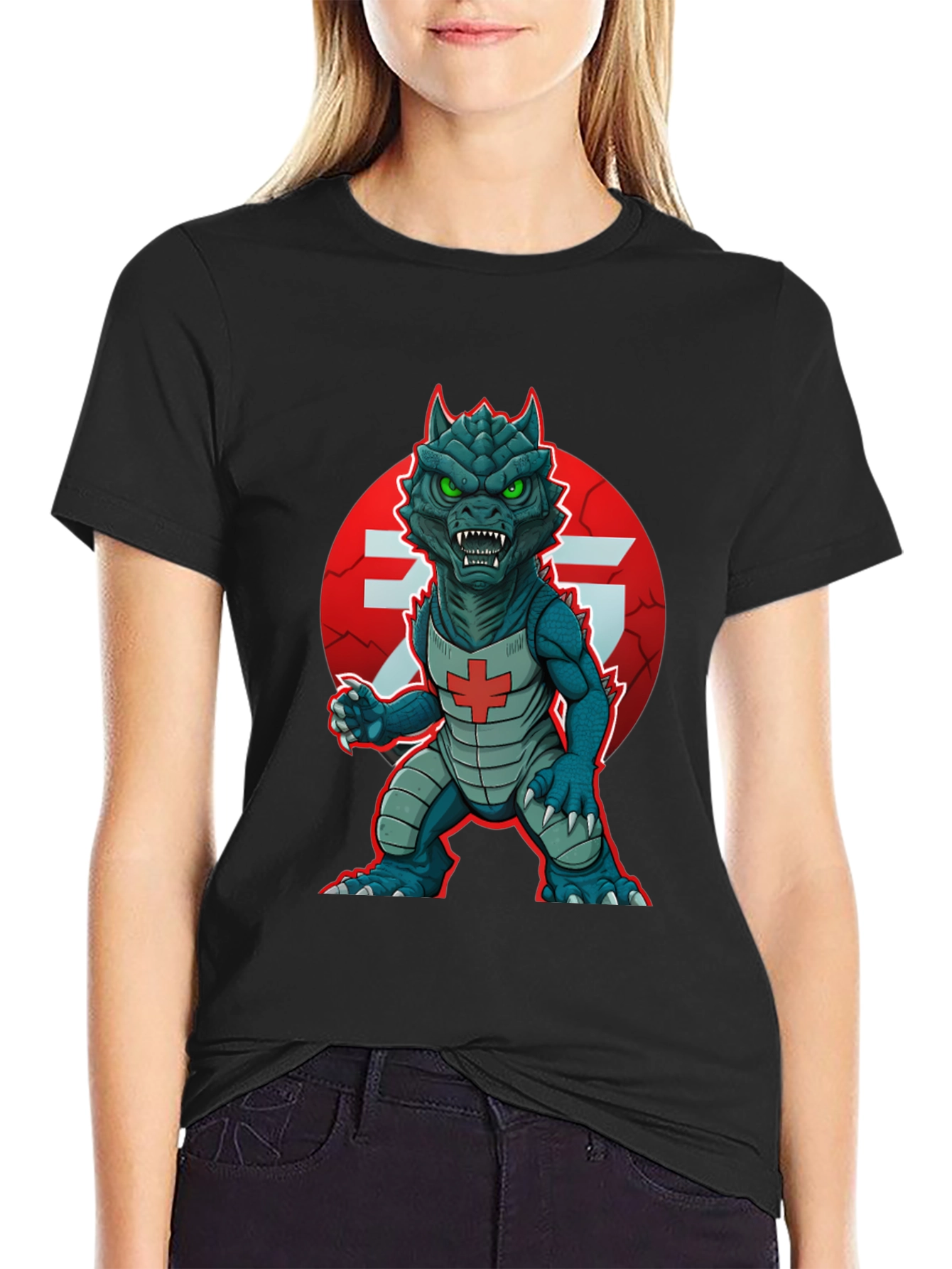 Monster Graphic Print Tee