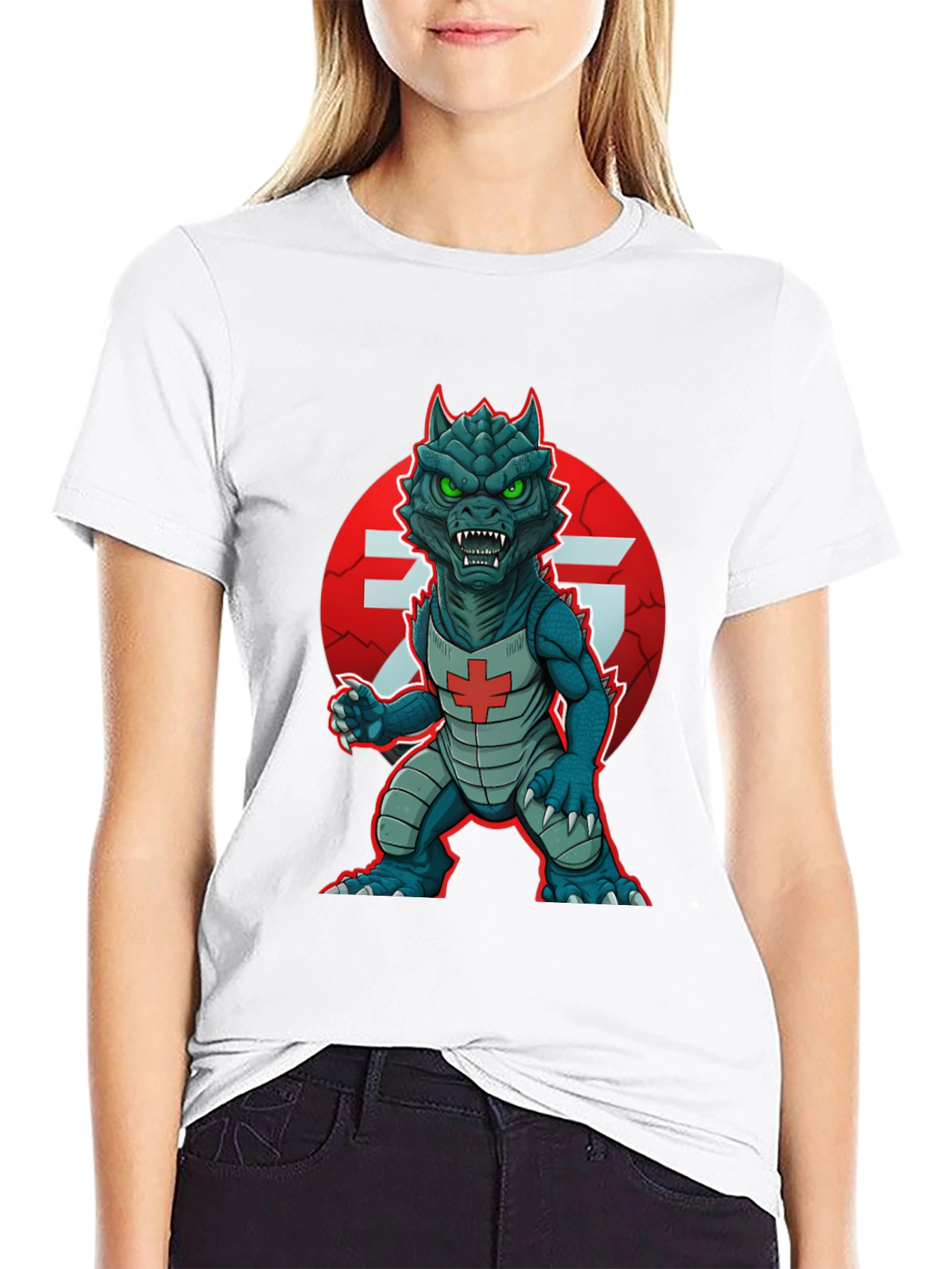 Monster Graphic Print Tee