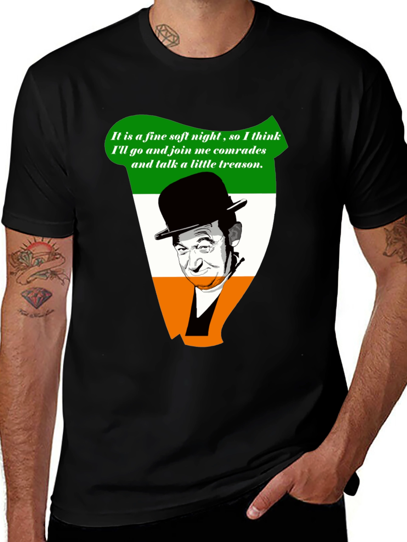 Irish Treason T-Shirt - Fine Soft Night Tee