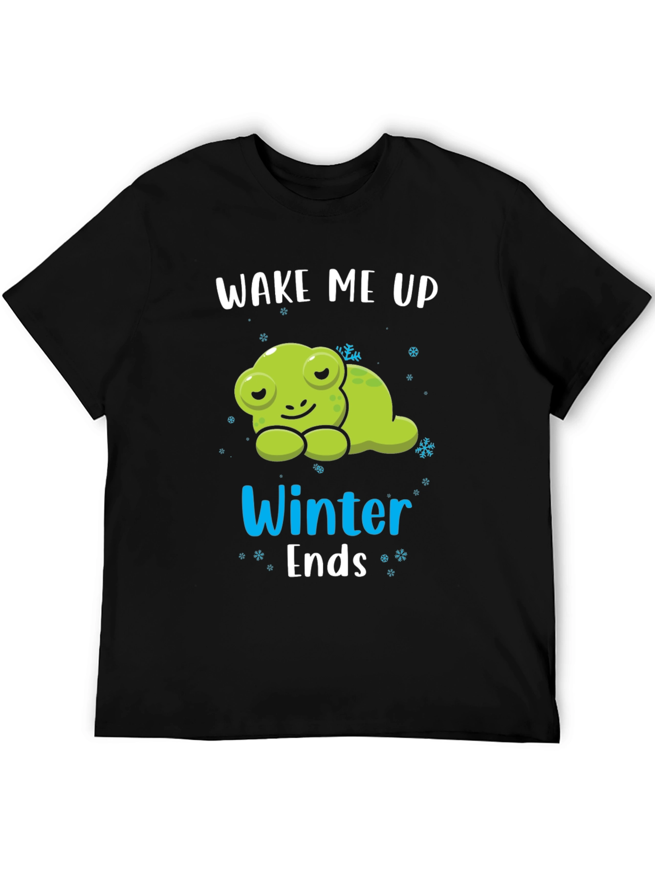 Wake Me Up When Winter Ends Frog T-Shirt