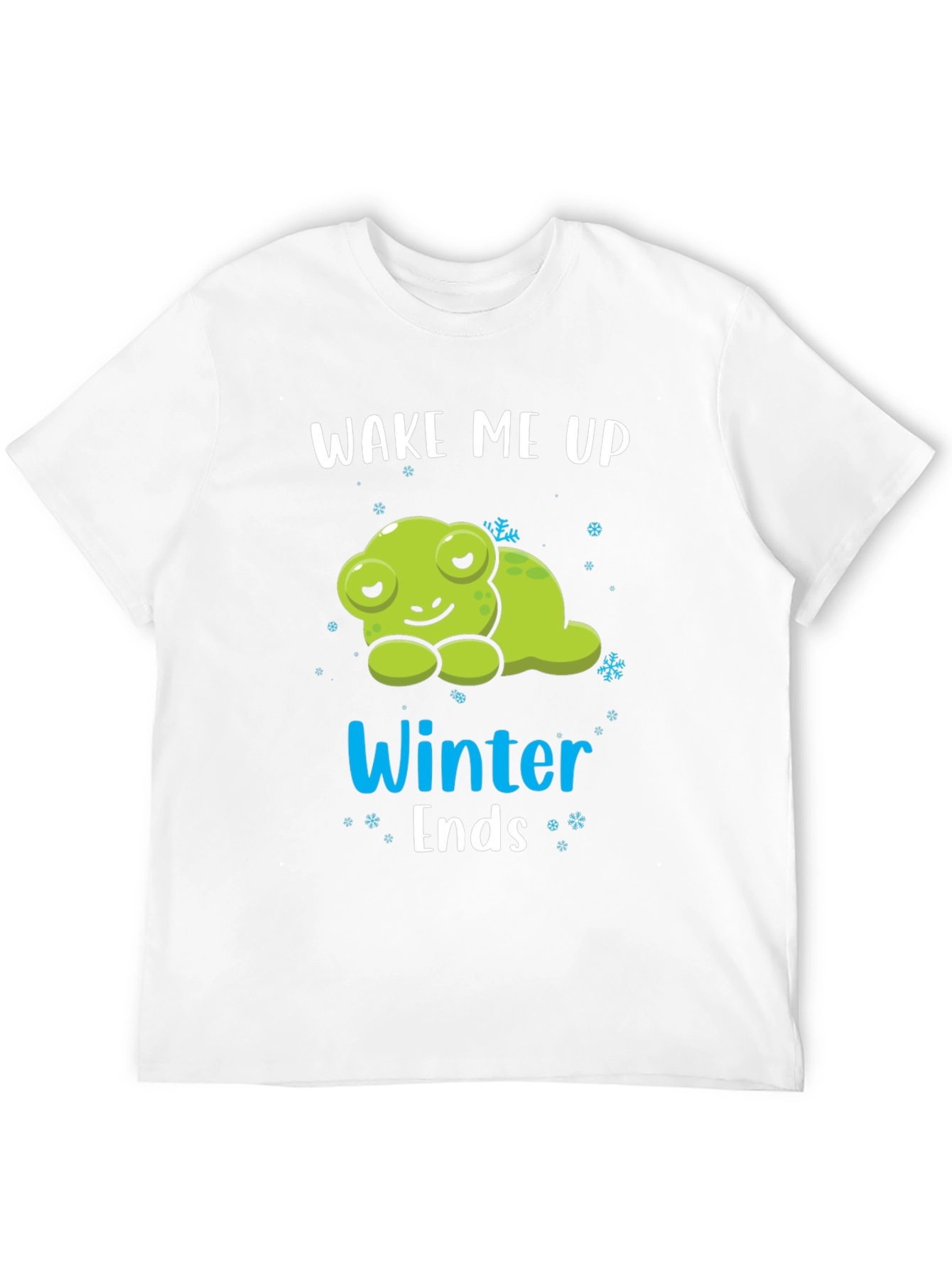 Wake Me Up When Winter Ends Frog T-Shirt