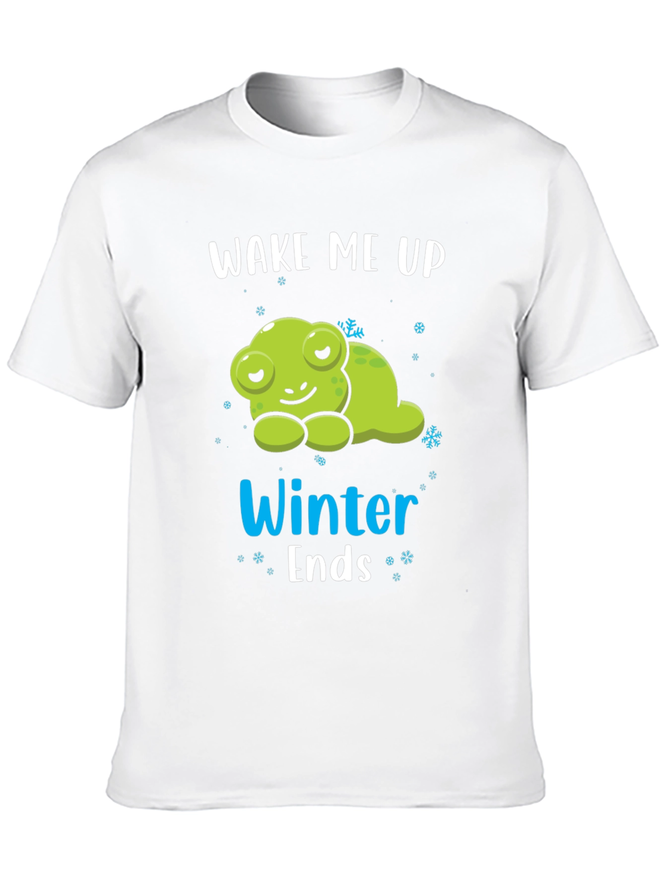 Wake Me Up When Winter Ends Frog T-Shirt