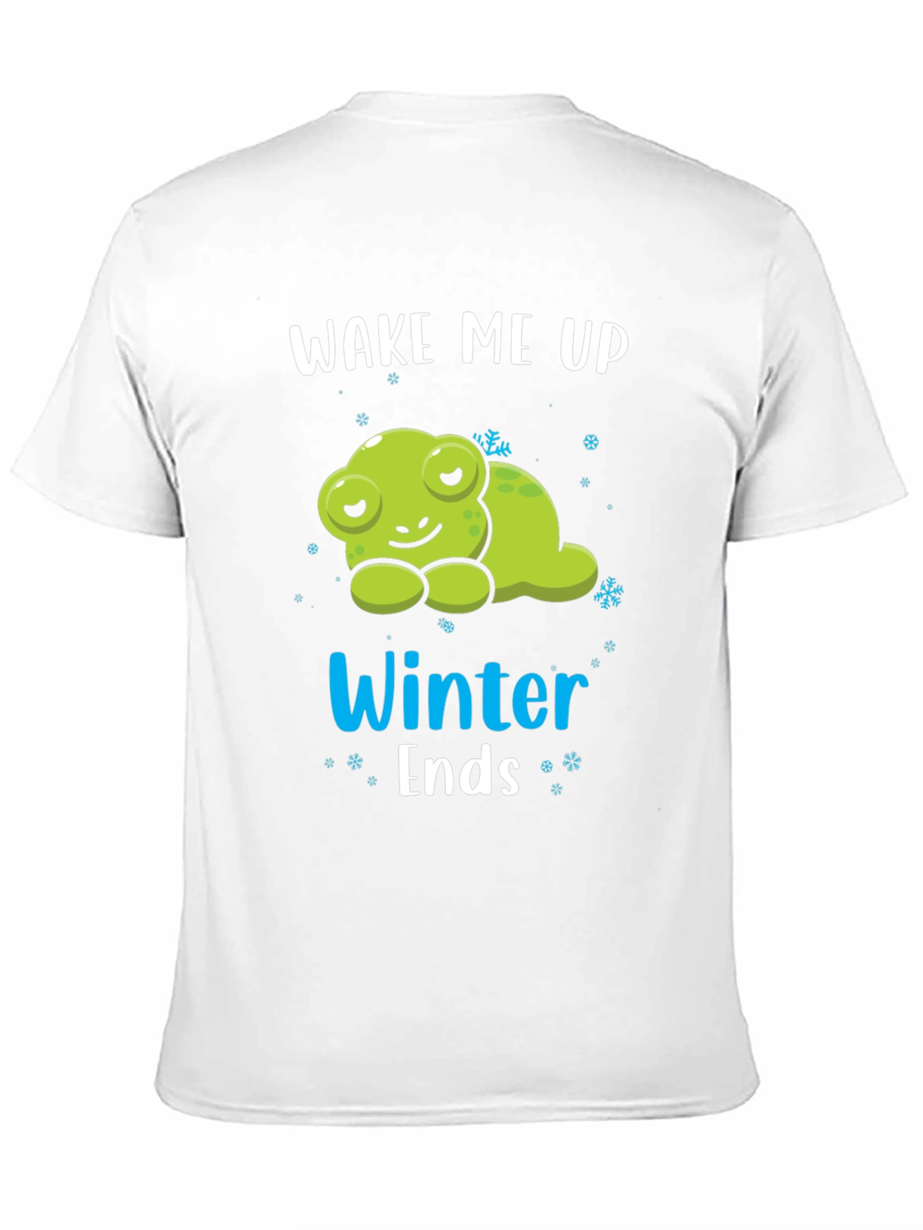 Wake Me Up When Winter Ends Frog T-Shirt