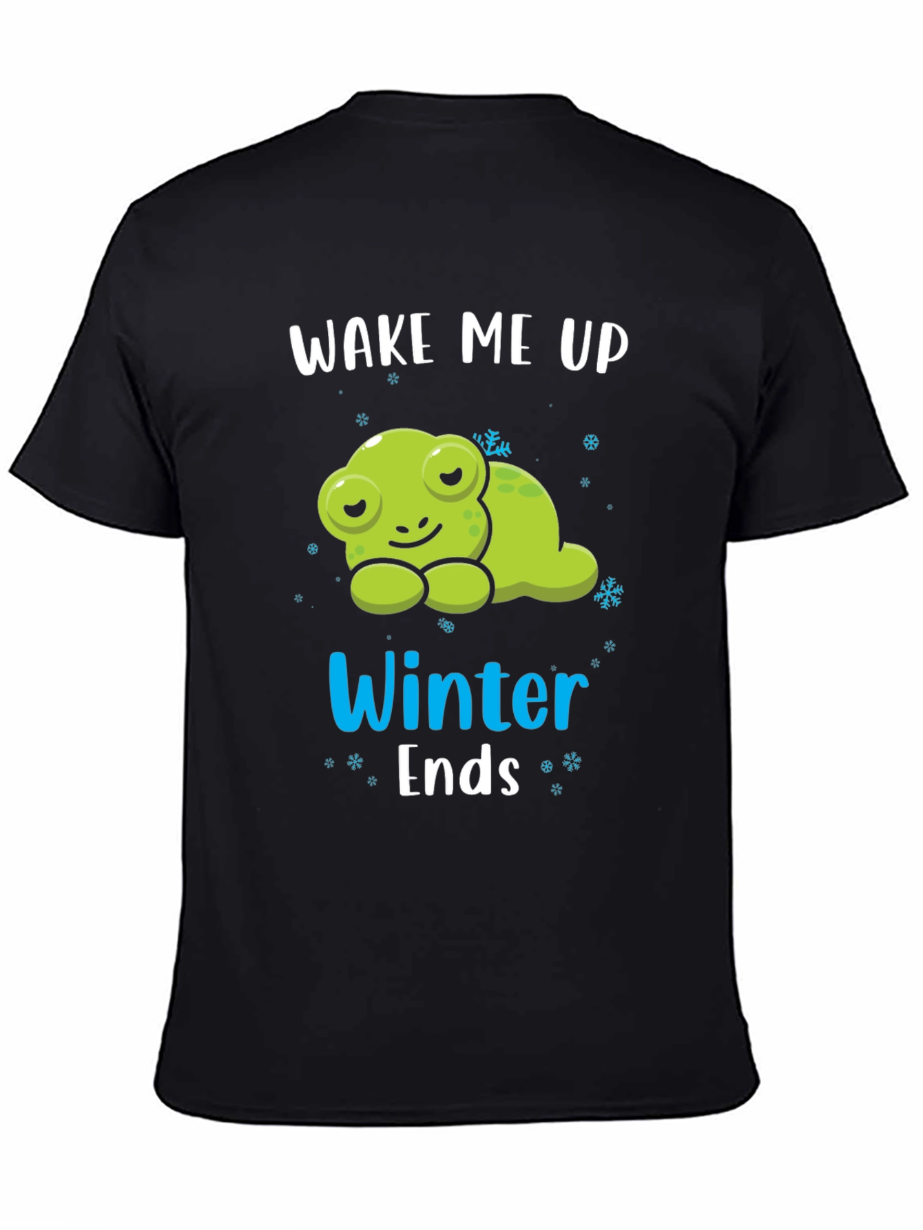 Wake Me Up When Winter Ends Frog T-Shirt