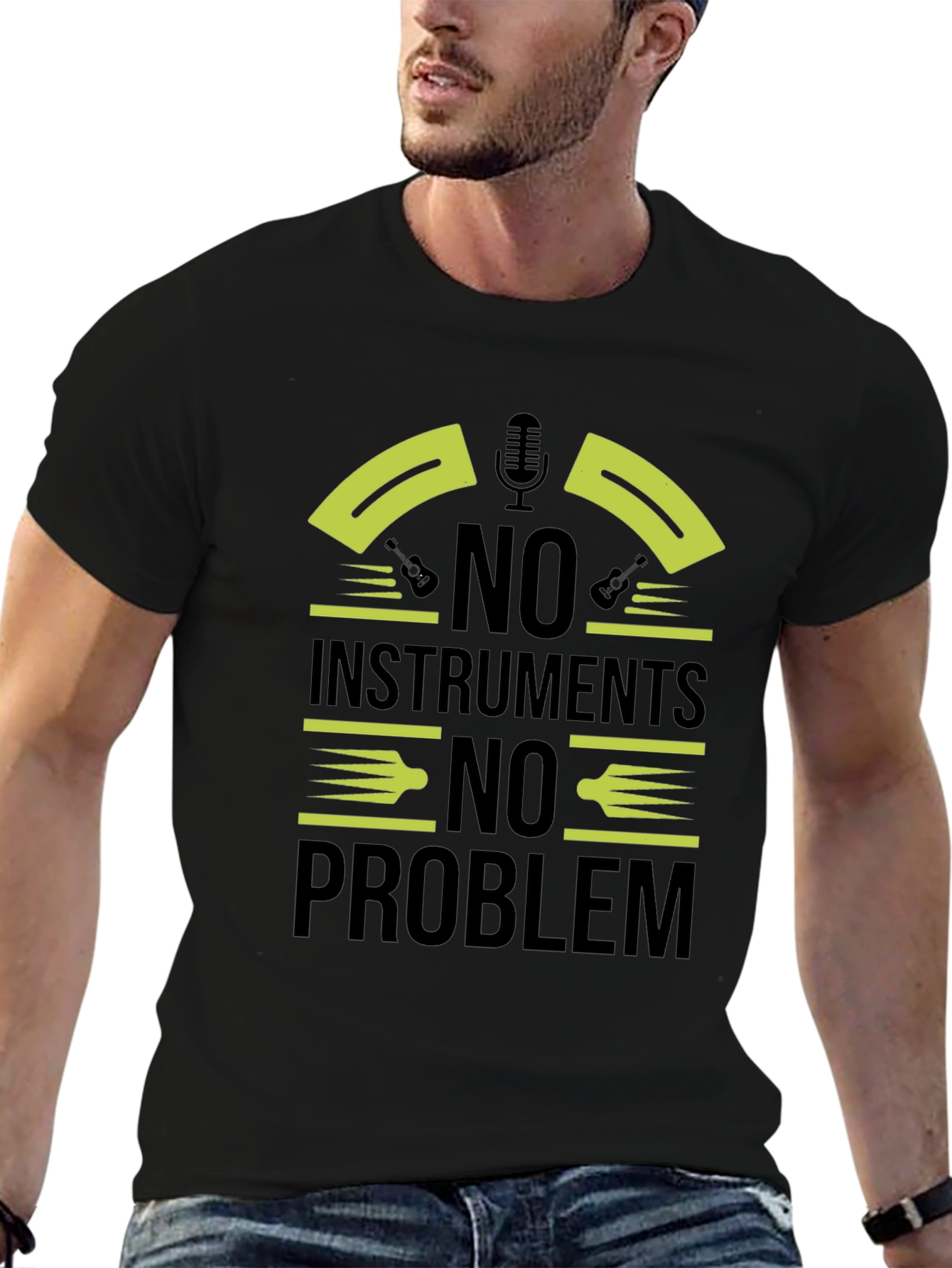 No Instruments No Problem Graphic Tee