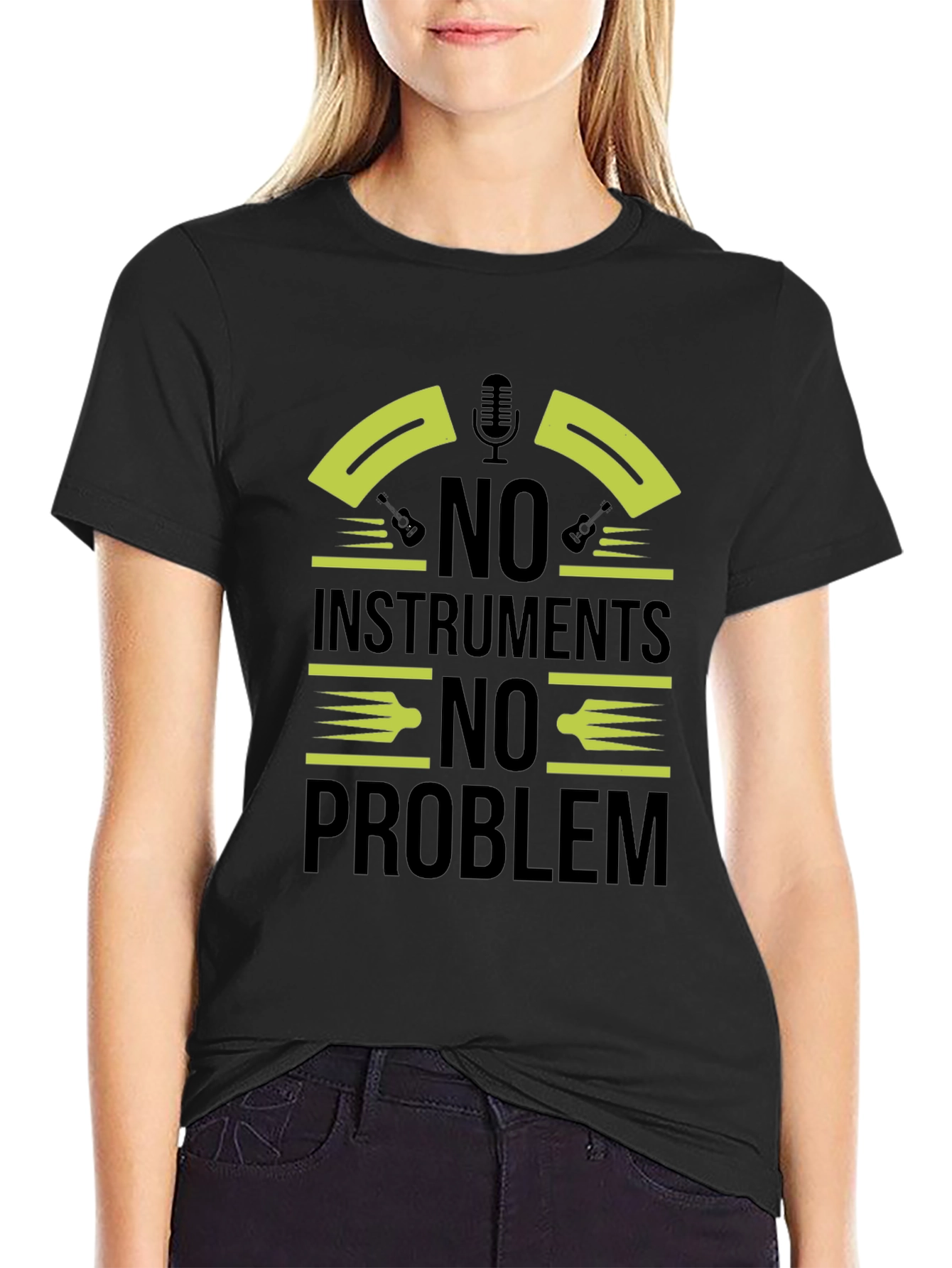 No Instruments No Problem Graphic Tee