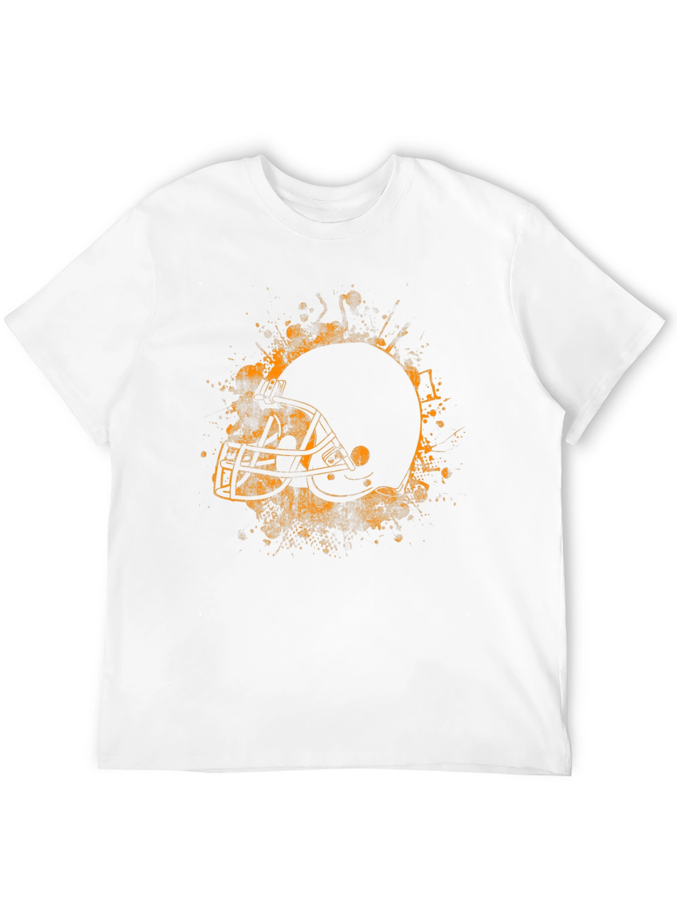 Football Helmet Graphic Tee - Black