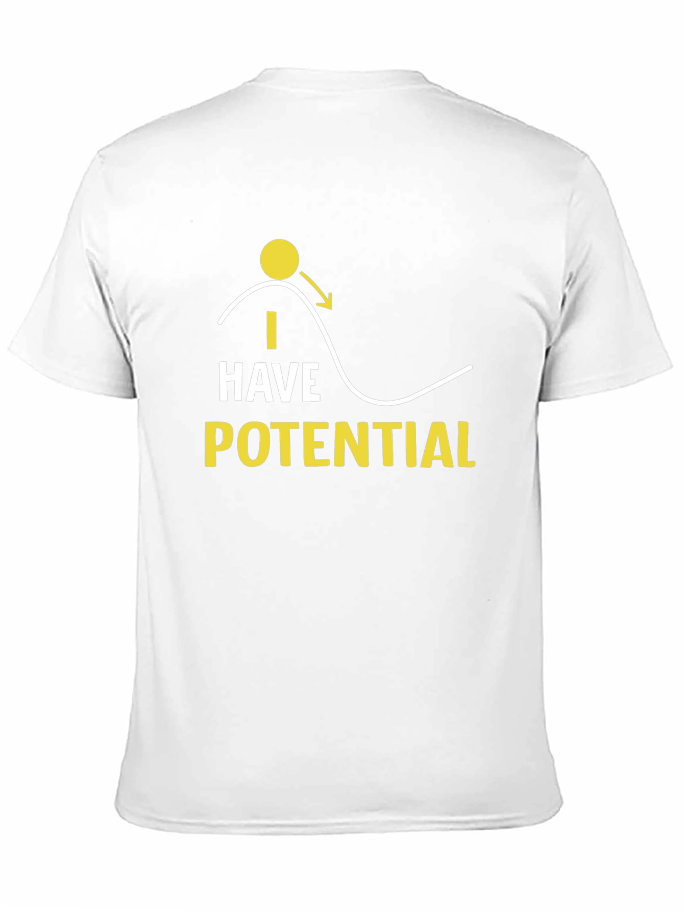 I Have Potential Black Graphic Tee