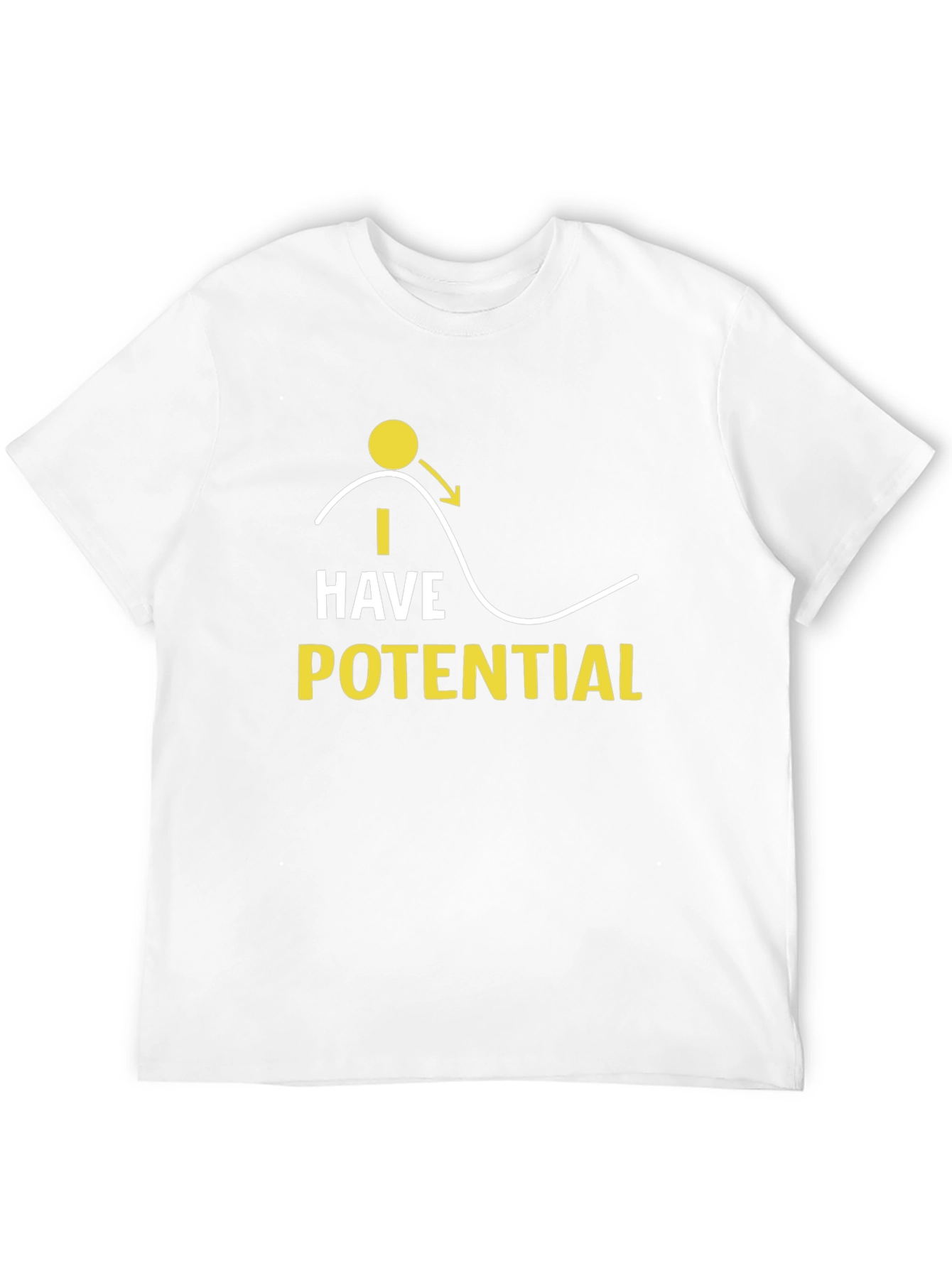 I Have Potential Black Graphic Tee