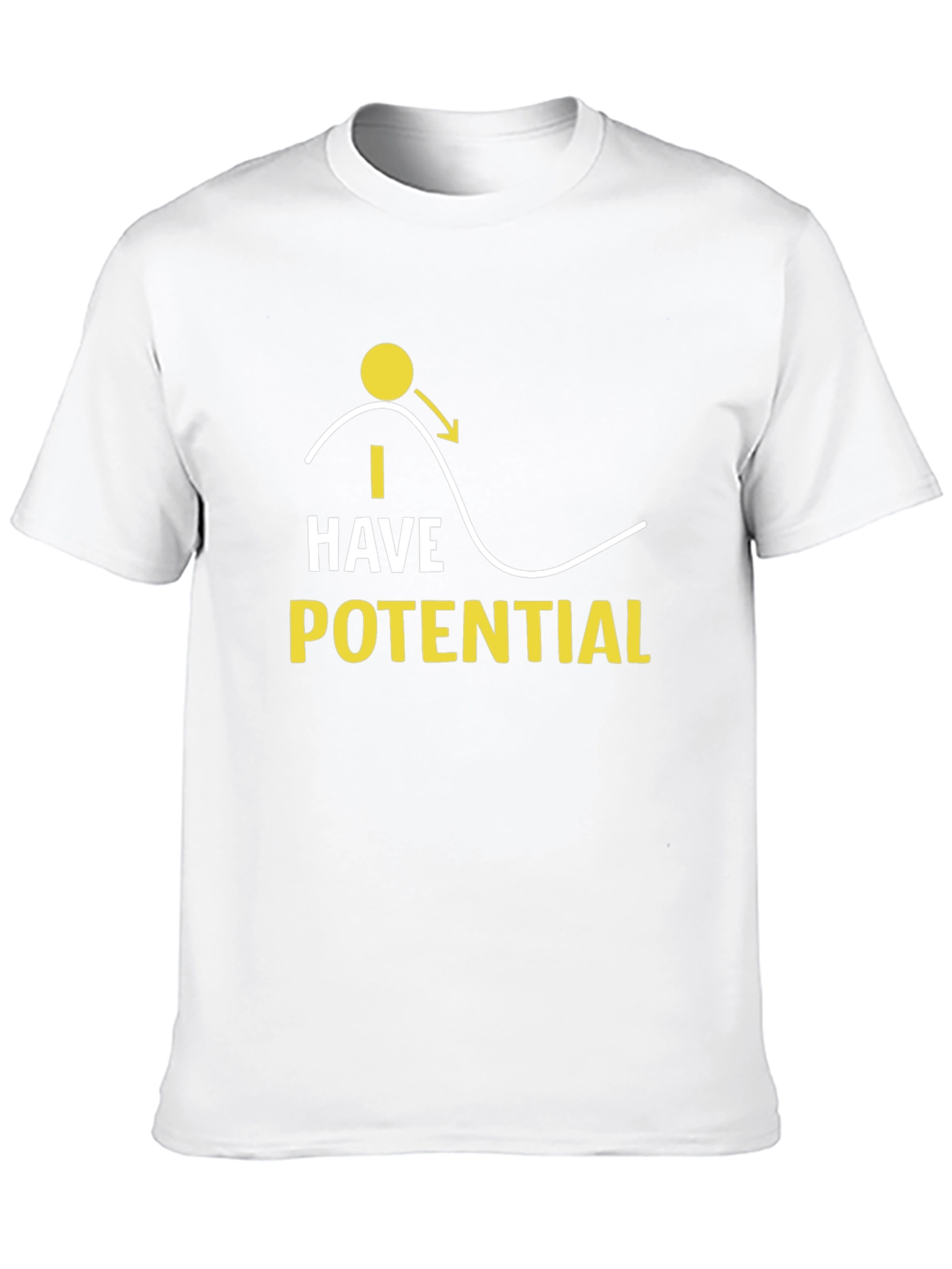 I Have Potential Black Graphic Tee