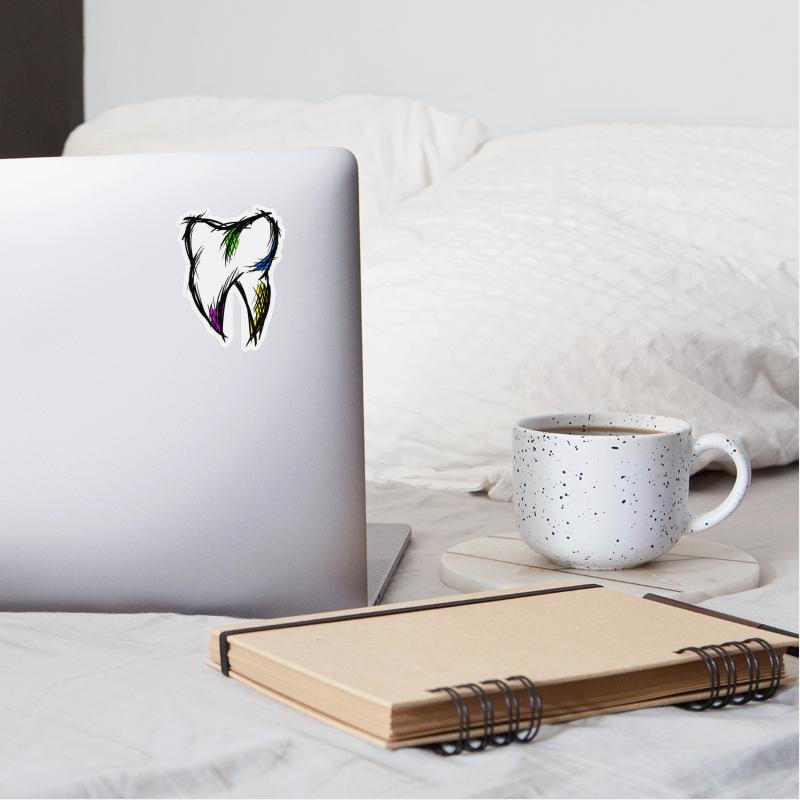 Tooth drawing, hand drawn. Dentist gift idea