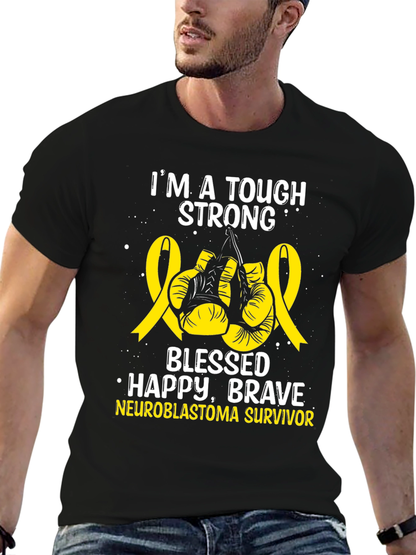 Neuroblastoma Survivor Tough Strong T-Shirt