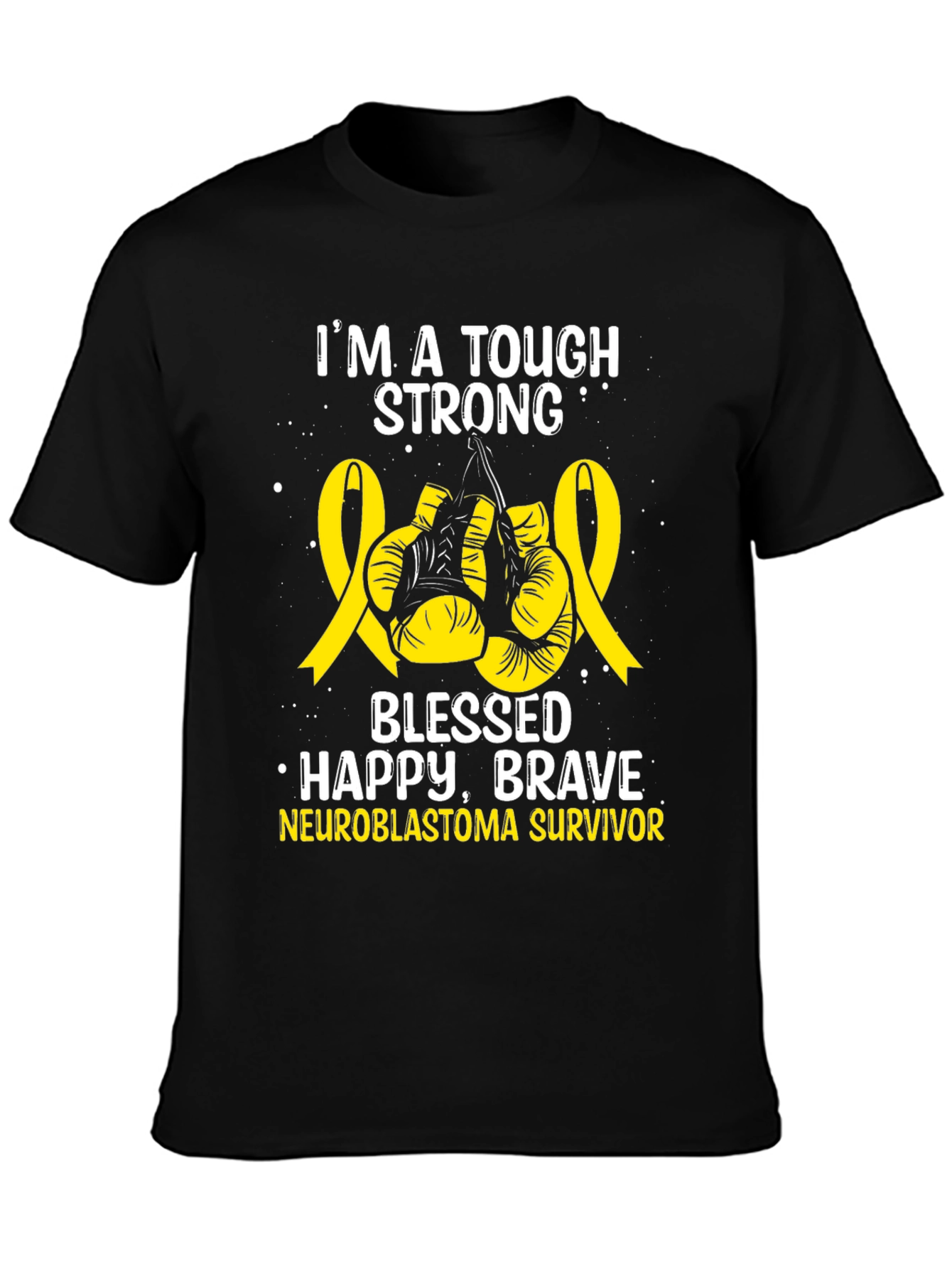 Neuroblastoma Survivor Tough Strong T-Shirt