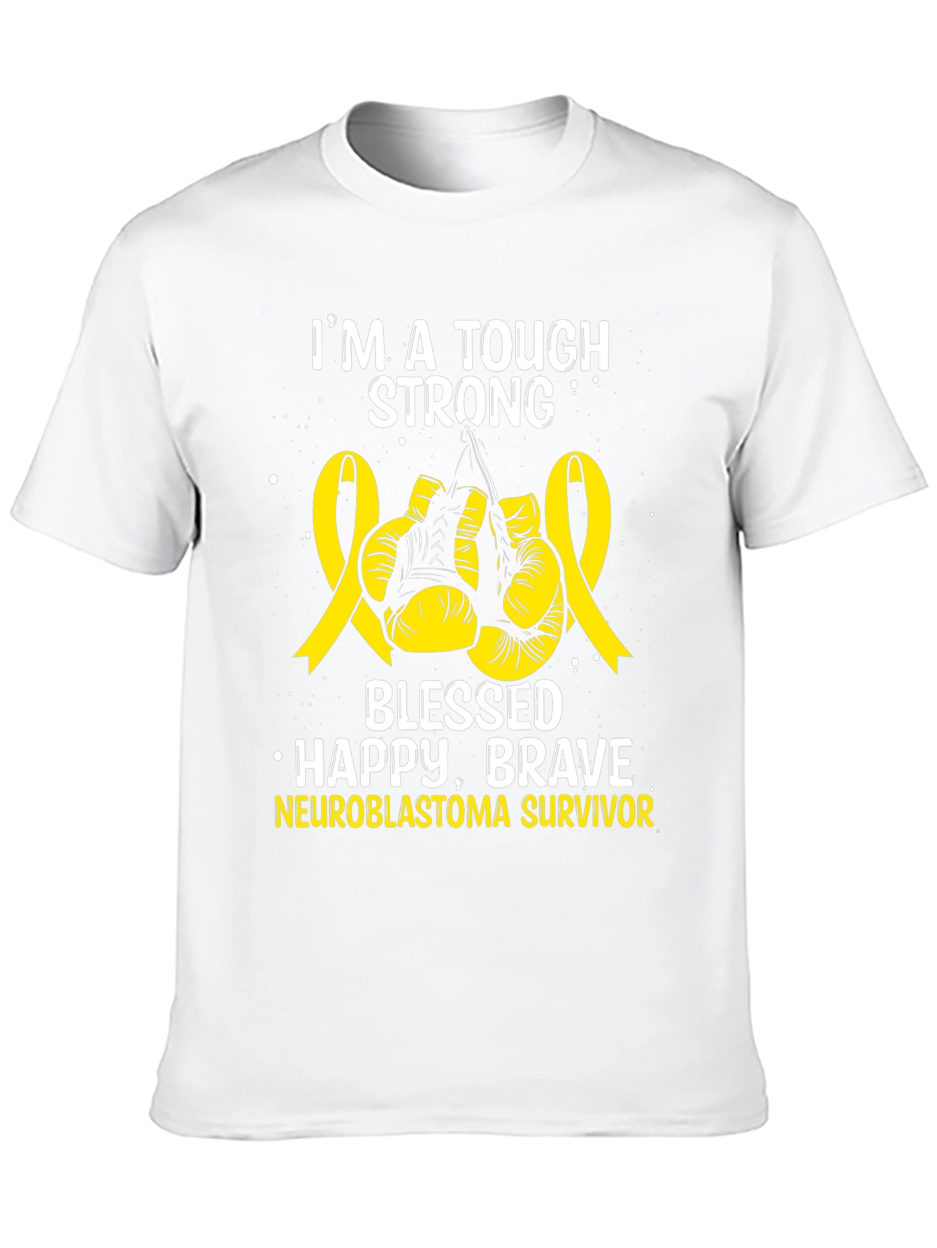 Neuroblastoma Survivor Tough Strong T-Shirt