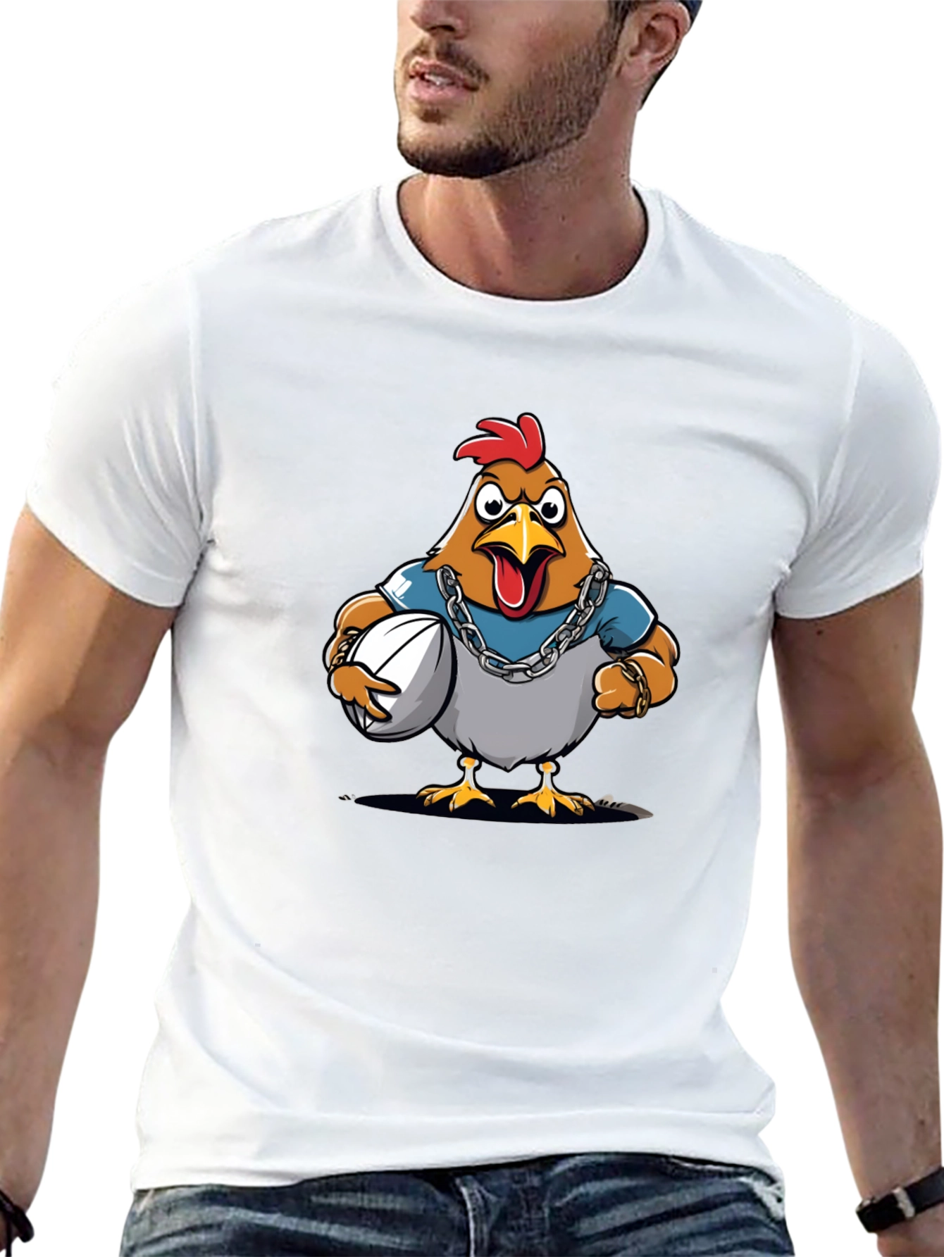 Cartoon Chicken T-Shirt