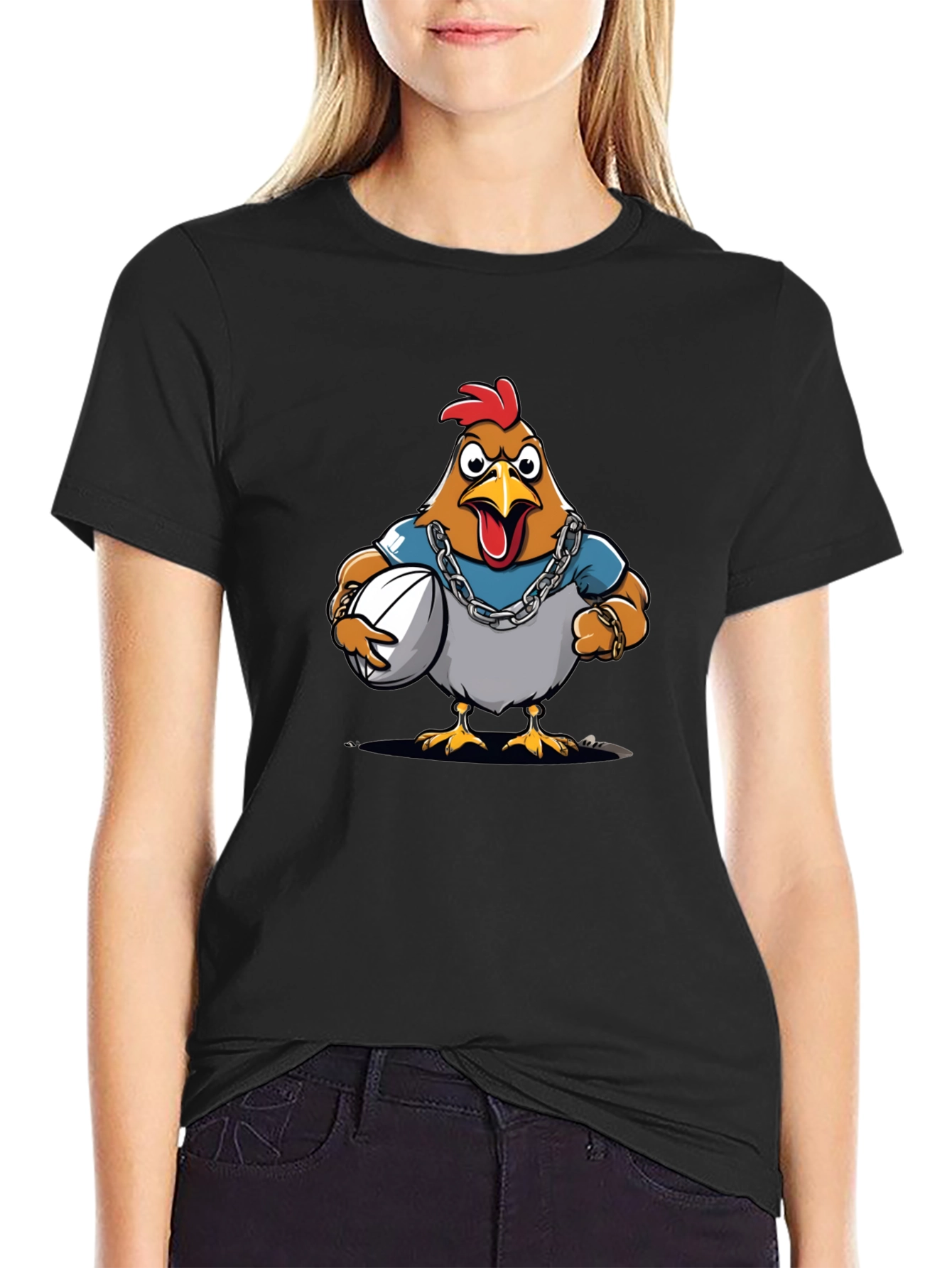 Cartoon Chicken T-Shirt