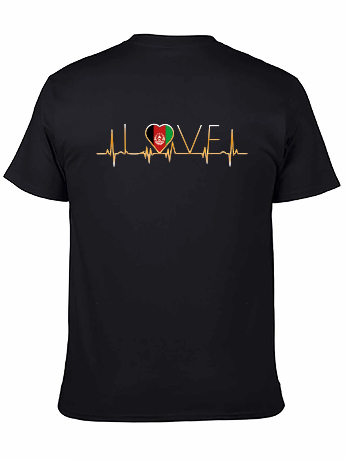 Love Afghanistan Heartbeat T-Shirt