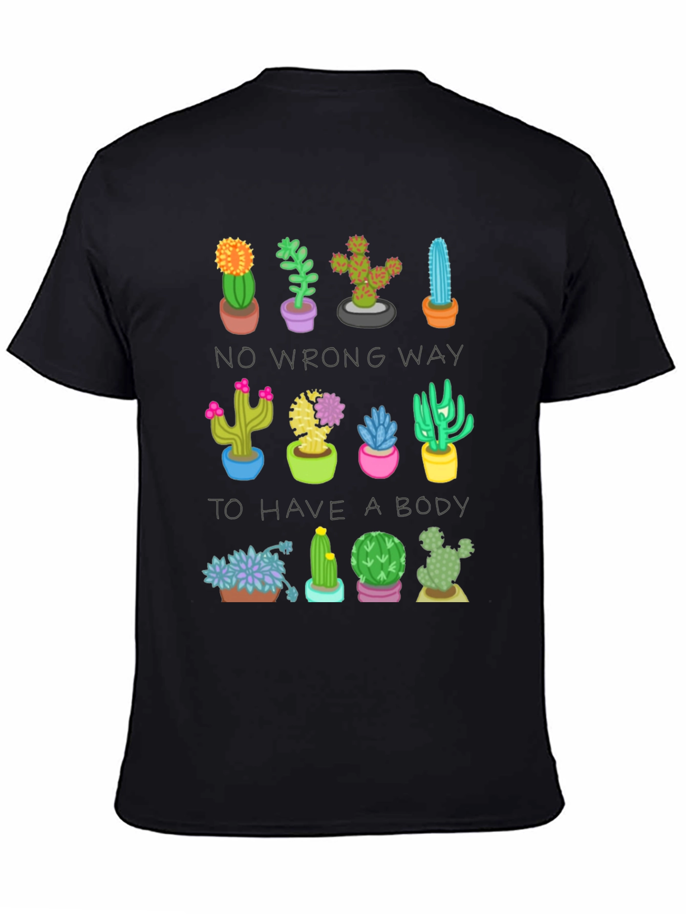 Cactus Body Positive Graphic Tee