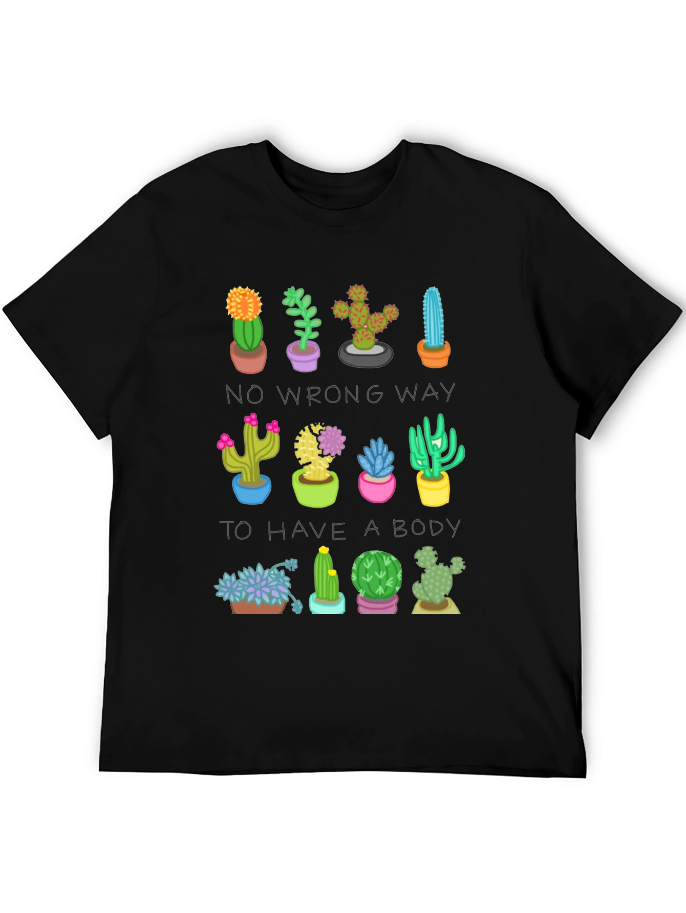 Cactus Body Positive Graphic Tee