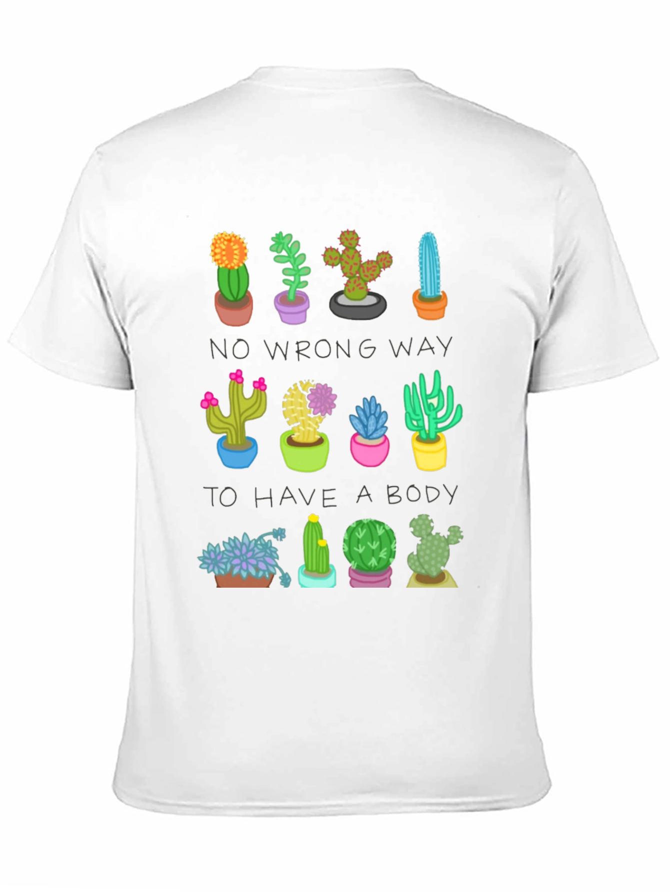 Cactus Body Positive Graphic Tee