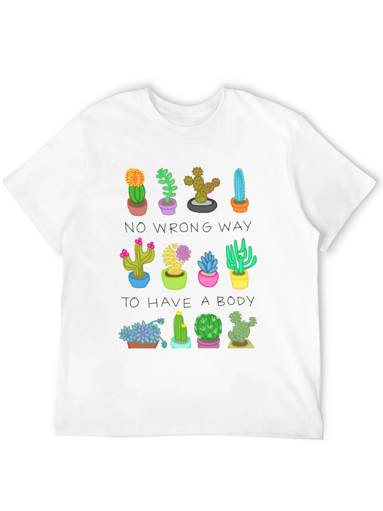 Cactus Body Positive Graphic Tee