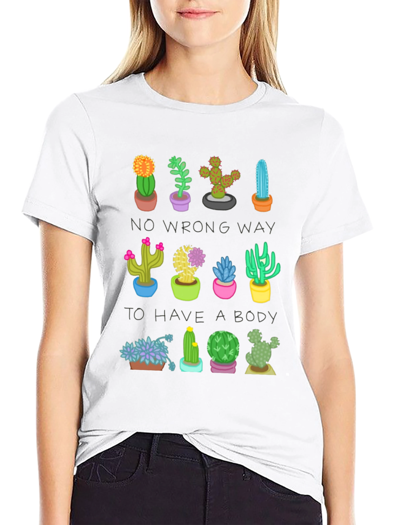 Cactus Body Positive Graphic Tee
