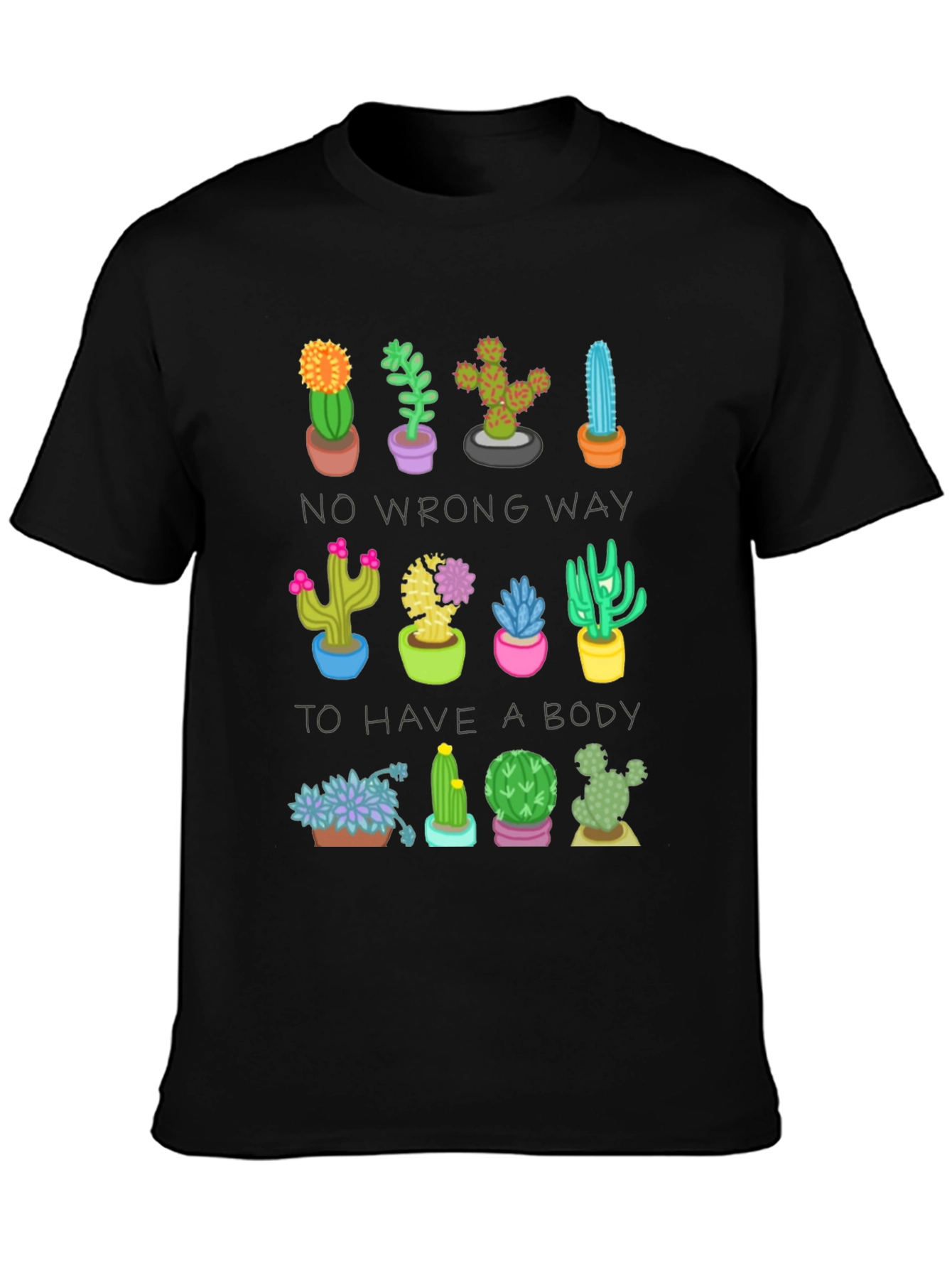 Cactus Body Positive Graphic Tee