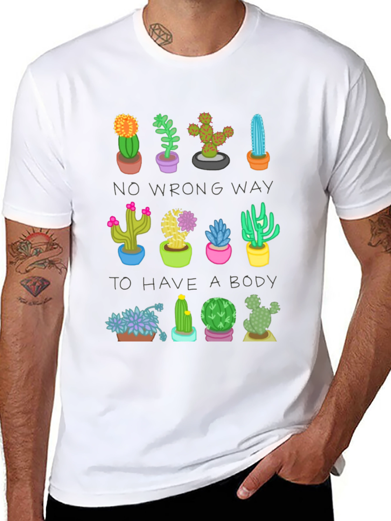 Cactus Body Positive Graphic Tee