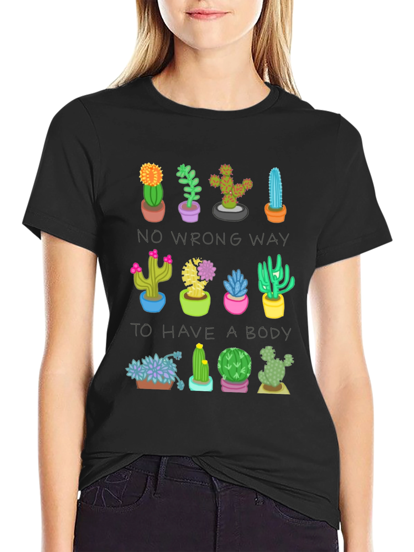 Cactus Body Positive Graphic Tee
