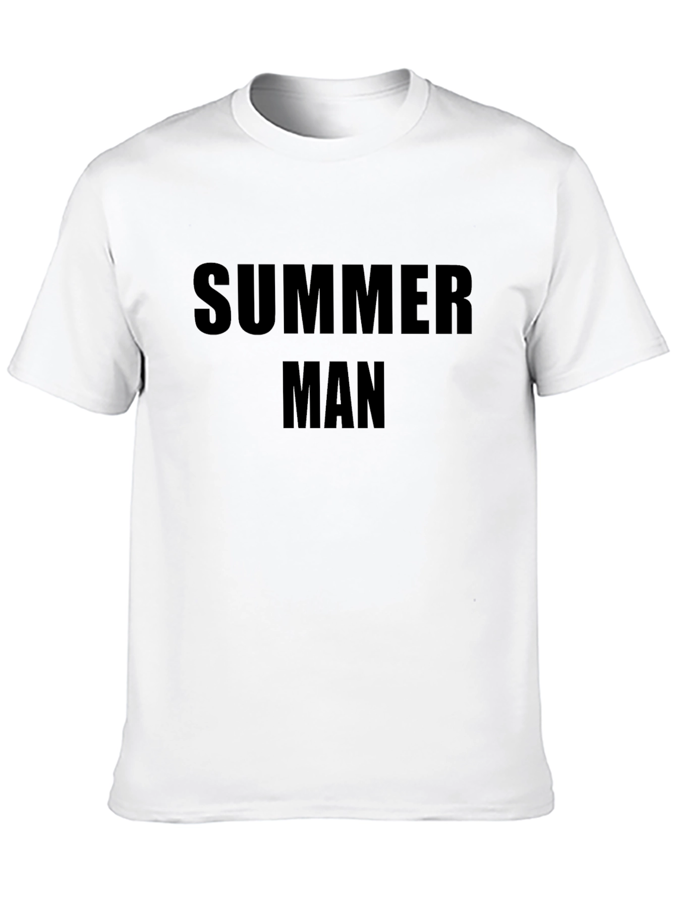 Summer Man Black Graphic Tee - Stylish Casual Wear