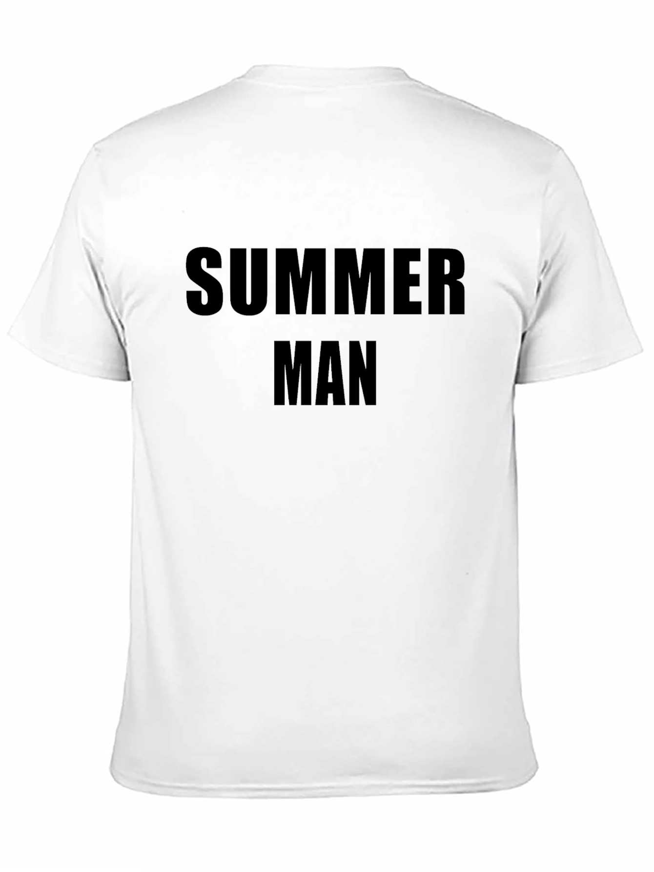 Summer Man Black Graphic Tee - Stylish Casual Wear