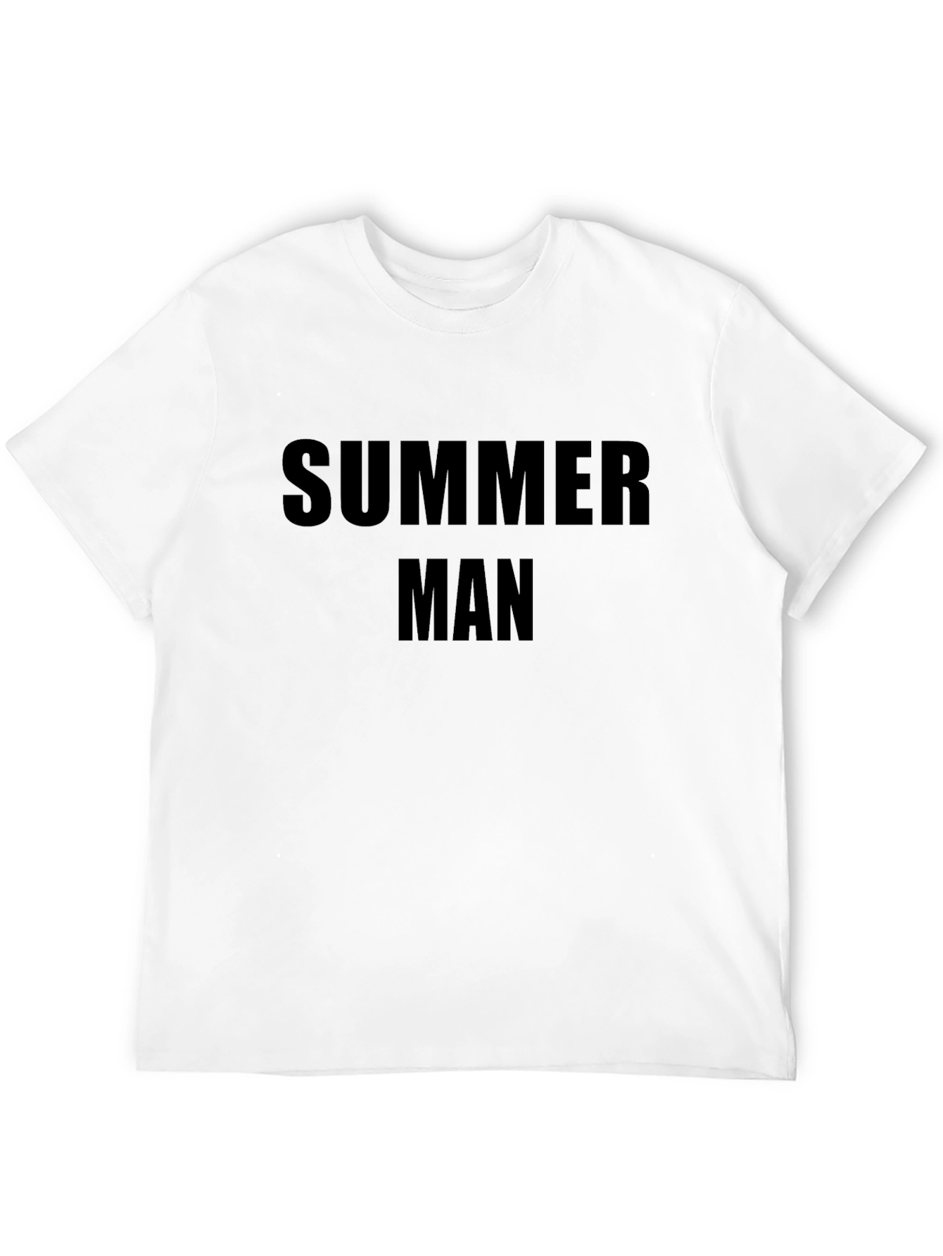 Summer Man Black Graphic Tee - Stylish Casual Wear
