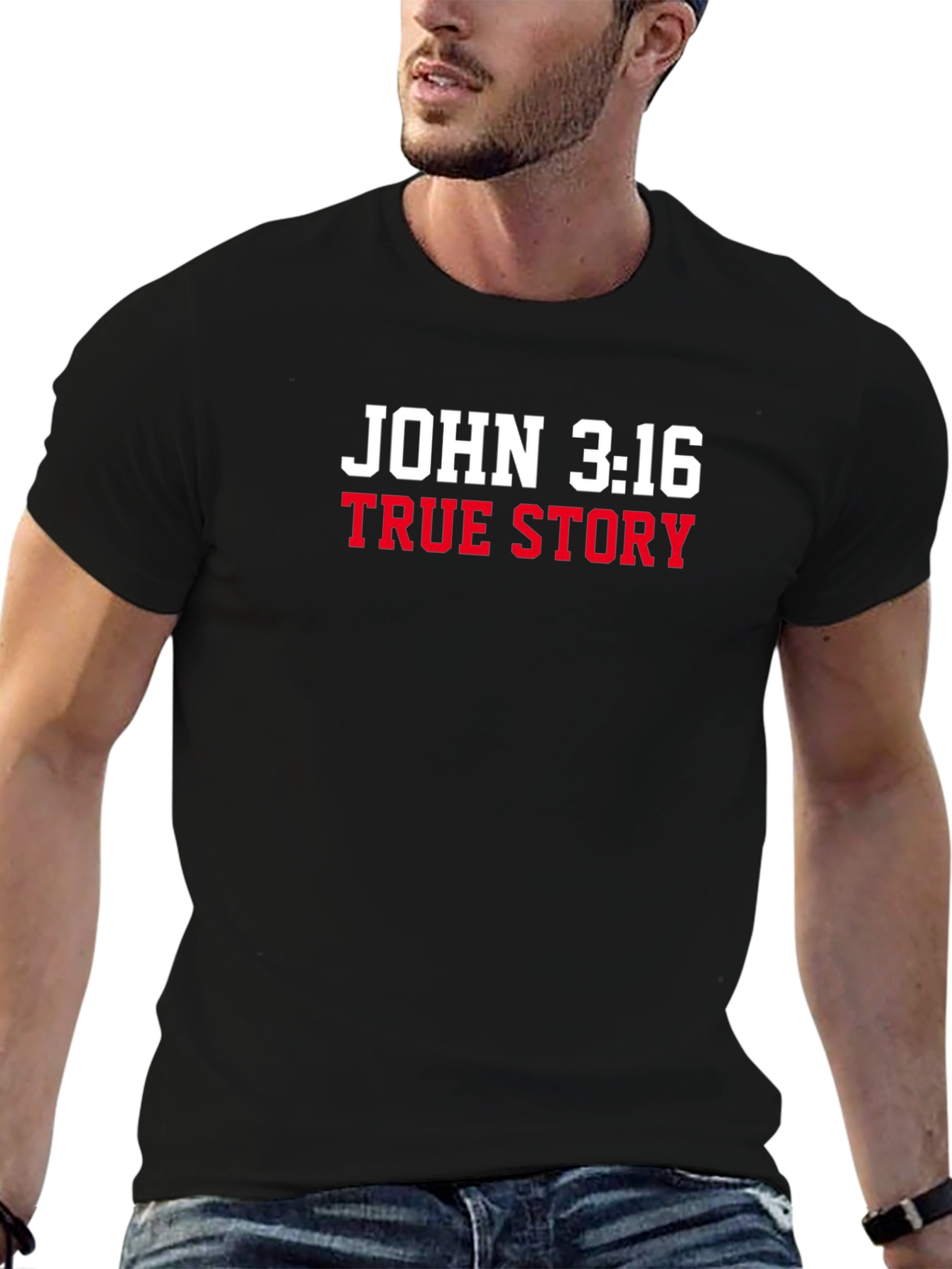 John 3:16 True Story Graphic T-Shirt