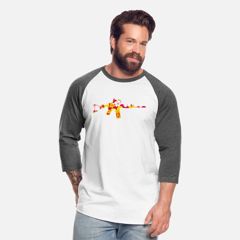 Tropical Gun Firearm Beach Hawaiian Aloha Ar-15