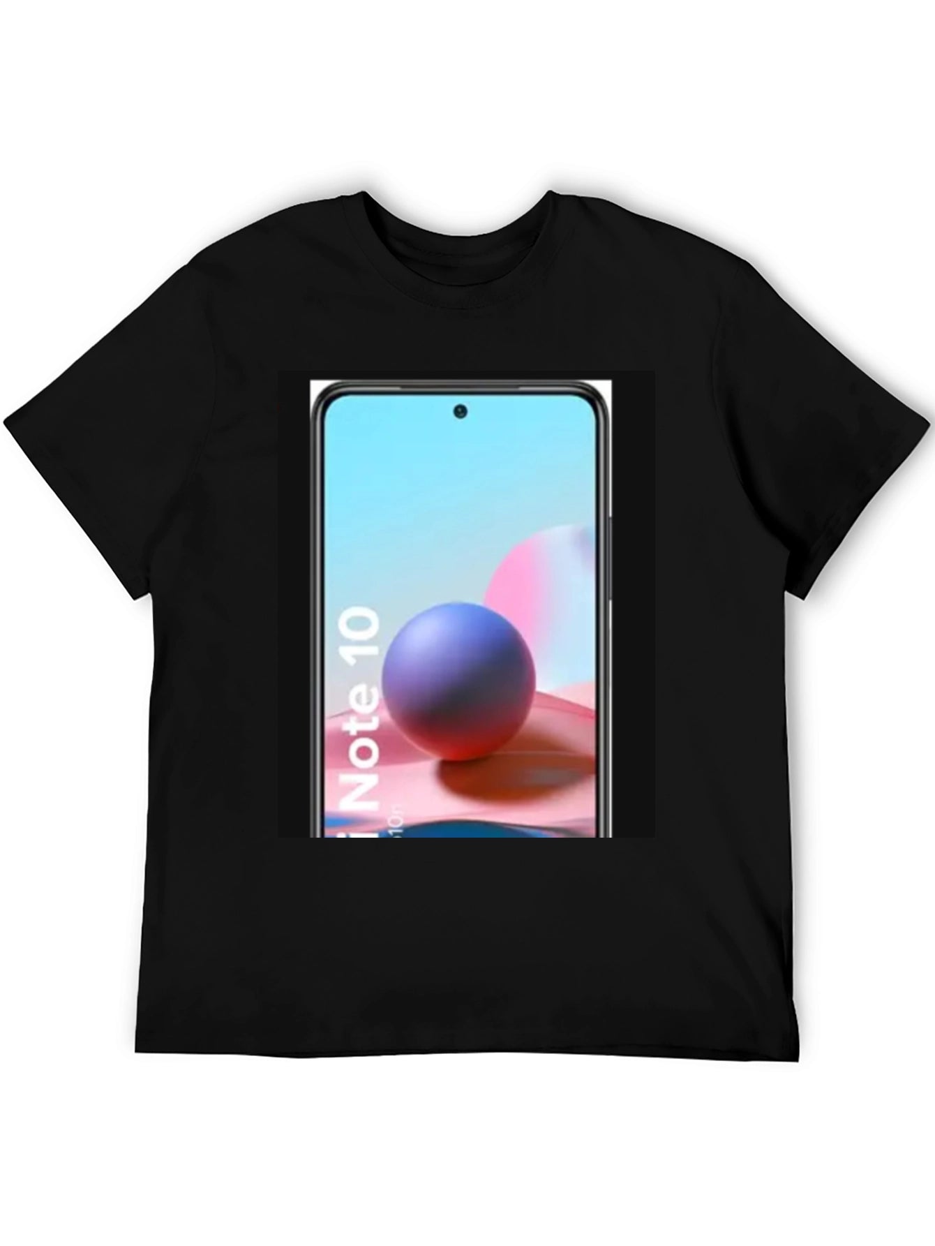 Cool Phone Graphic Tee - Black Casual Shirt