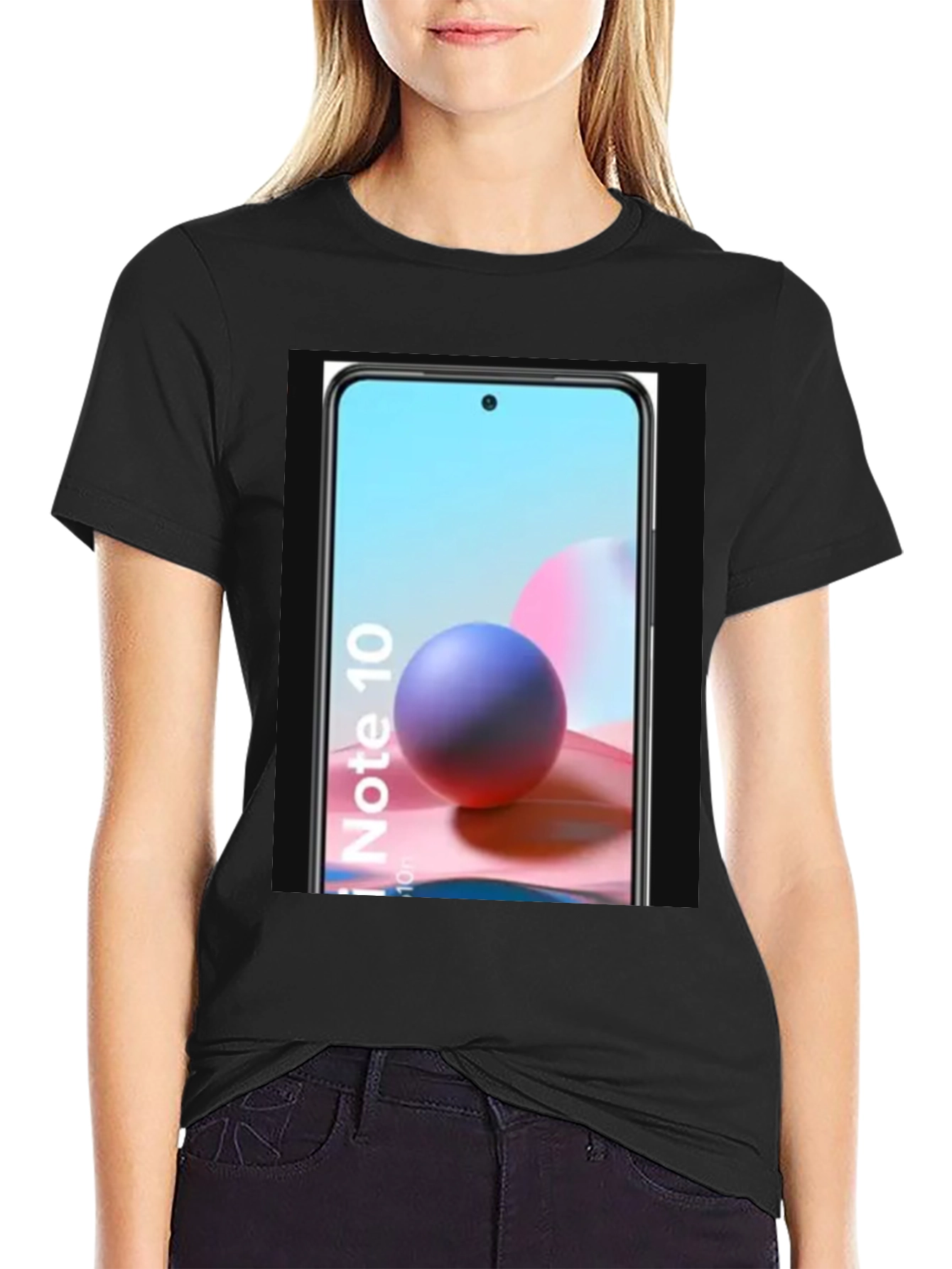 Cool Phone Graphic Tee - Black Casual Shirt