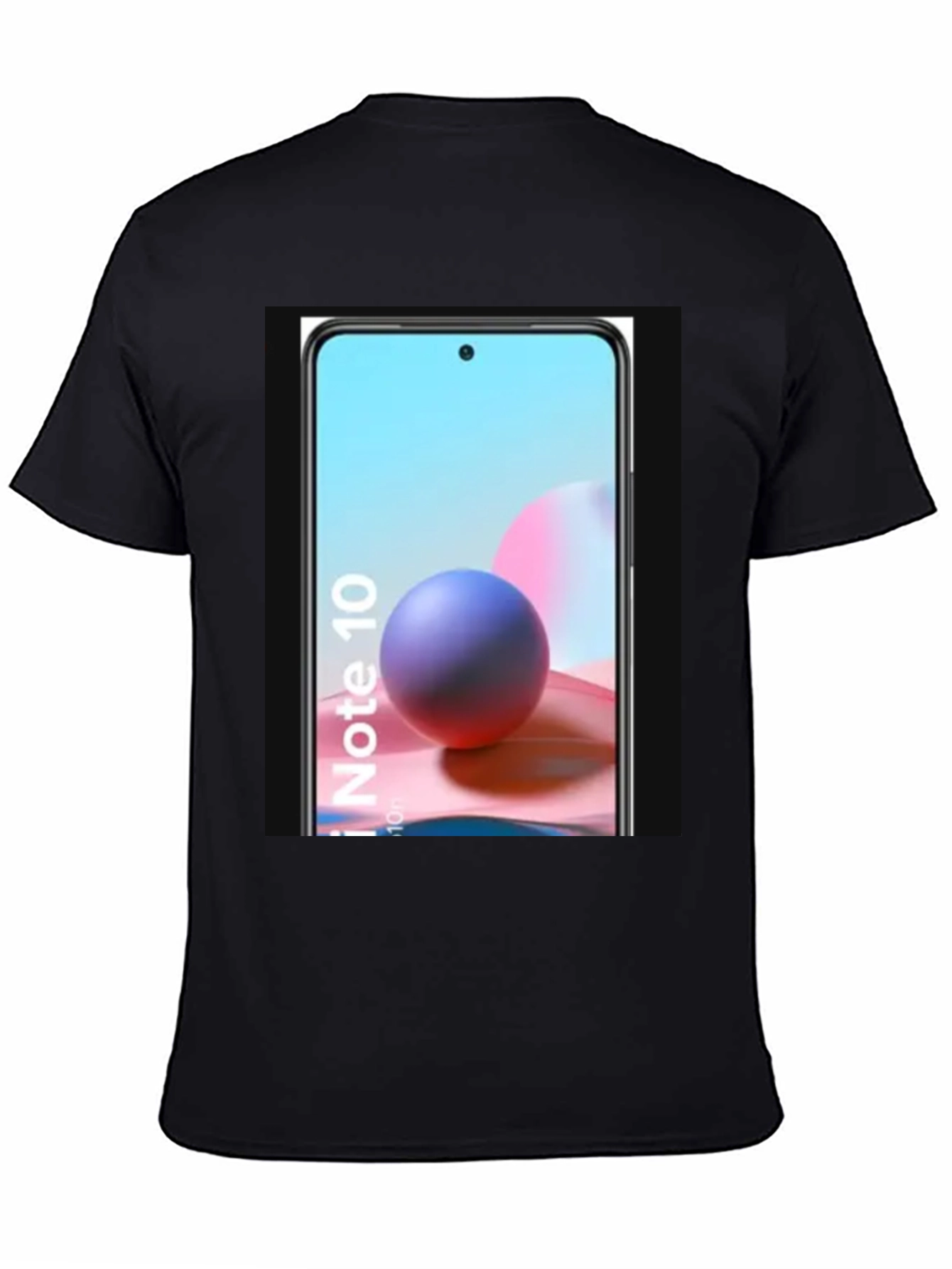 Cool Phone Graphic Tee - Black Casual Shirt