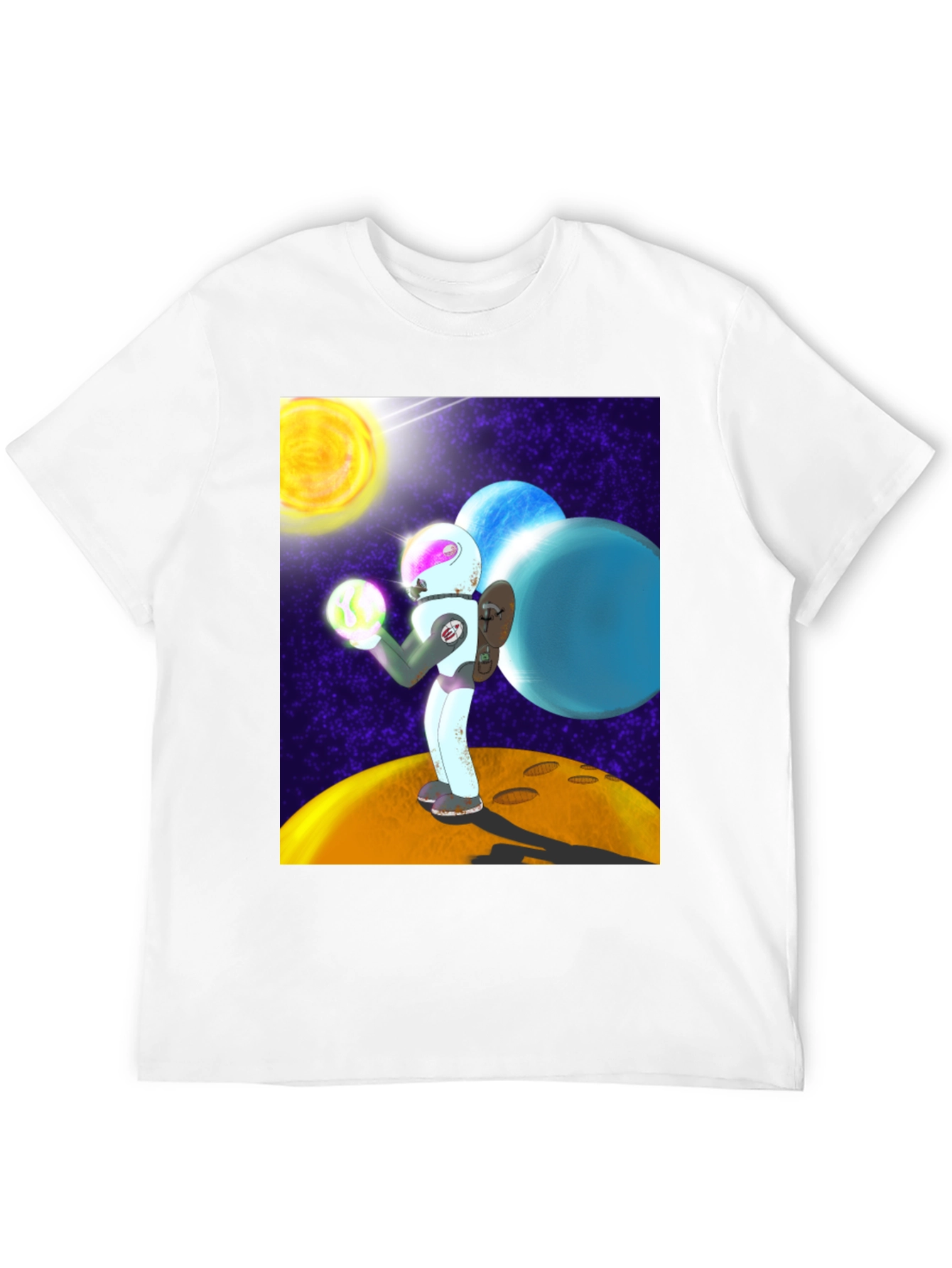 Astronaut in Space Graphic Tee