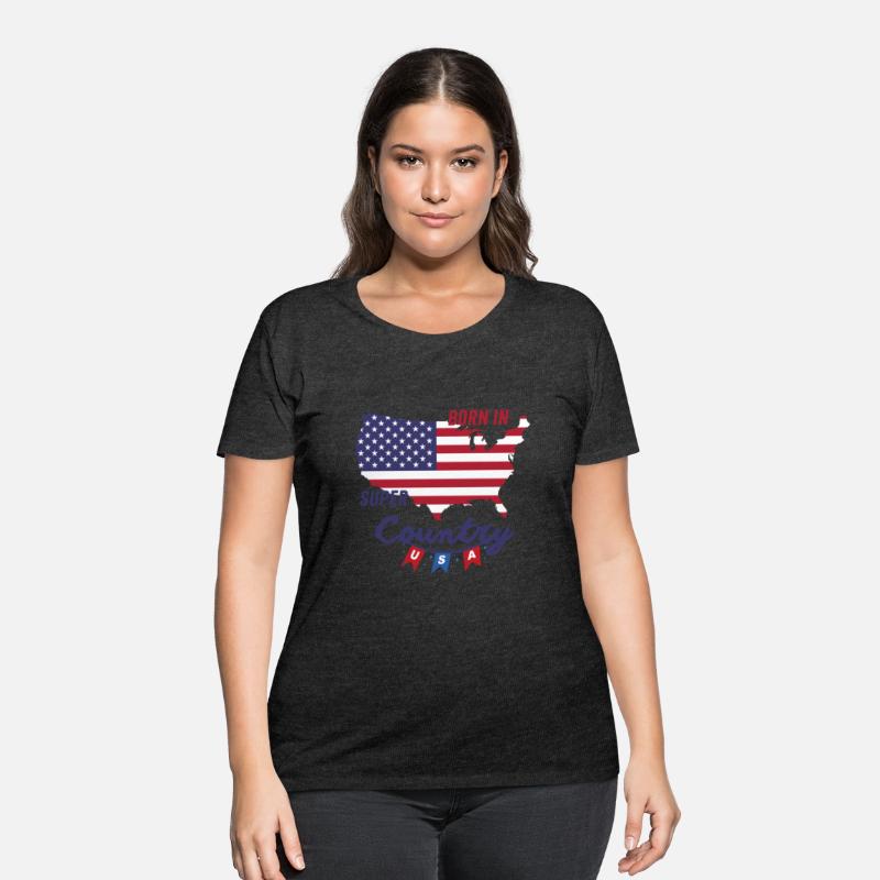 Tshirt 4th July America Born In Super Country