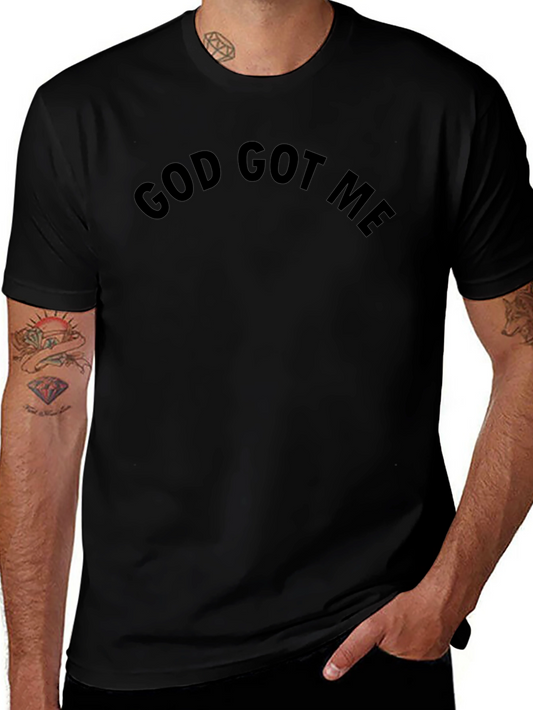 God Got Me Black T-Shirt