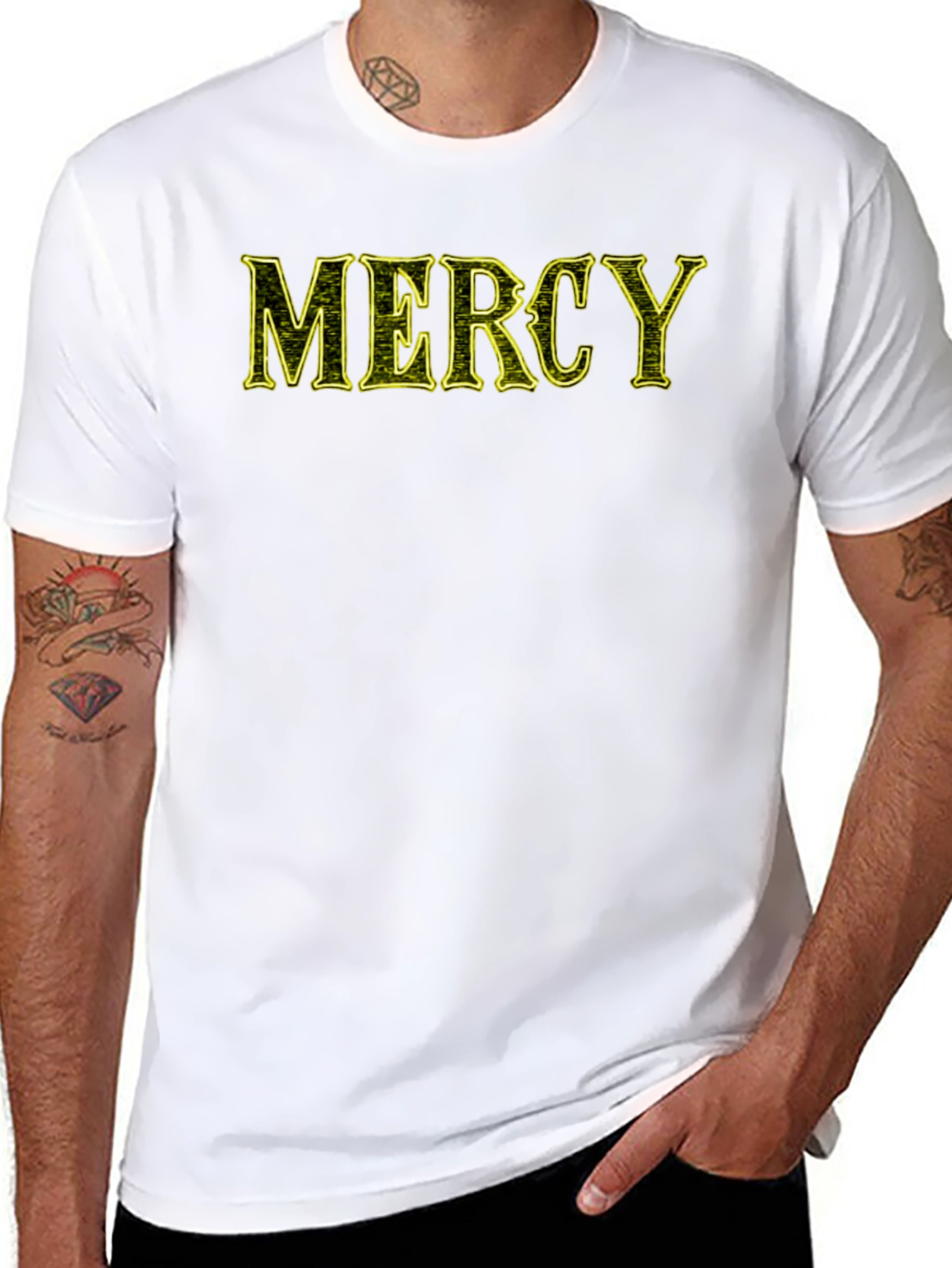 Mercy Graphic Print Black T-Shirt