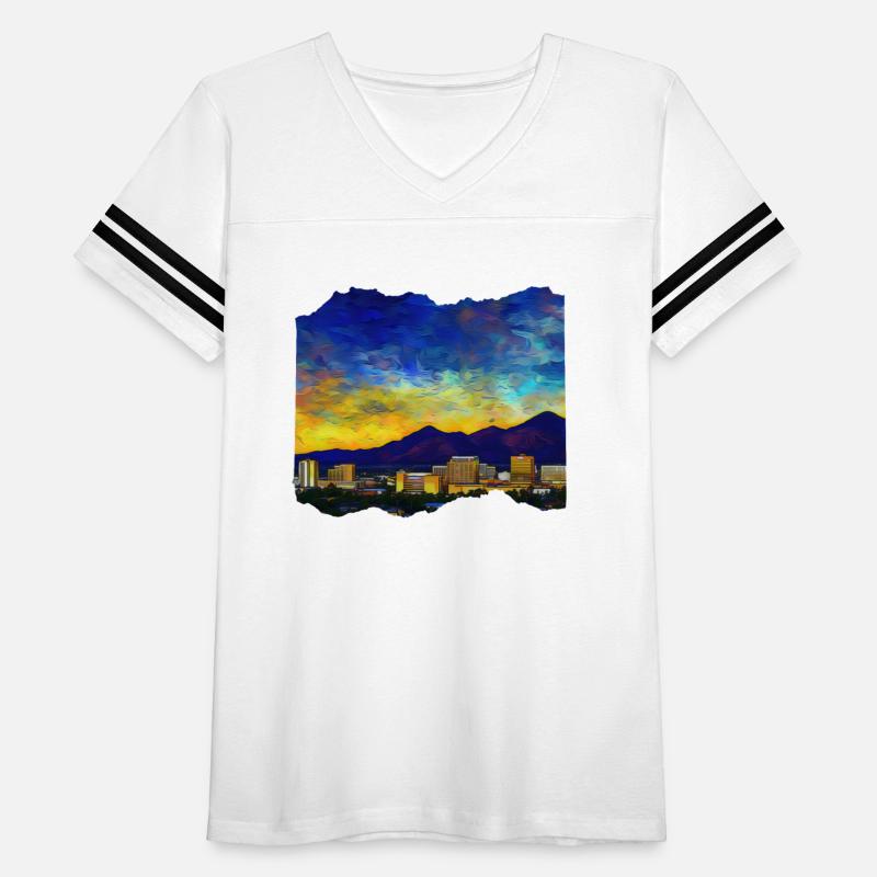Tucson Arizona Cityscape Van Gogh Inspired