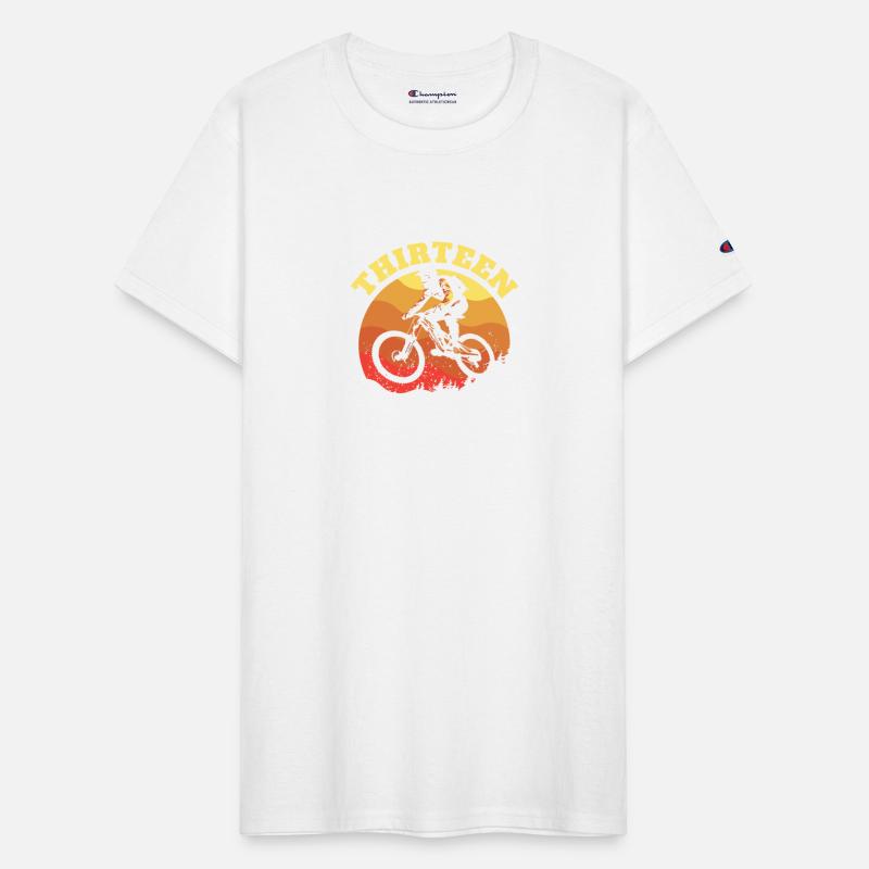 Turning 13 Mountain Bike Theme BMX Lover 13th