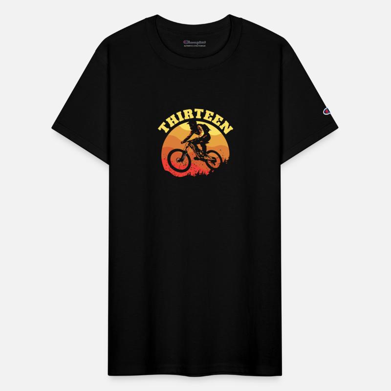 Turning 13 Mountain Bike Theme BMX Lover 13th