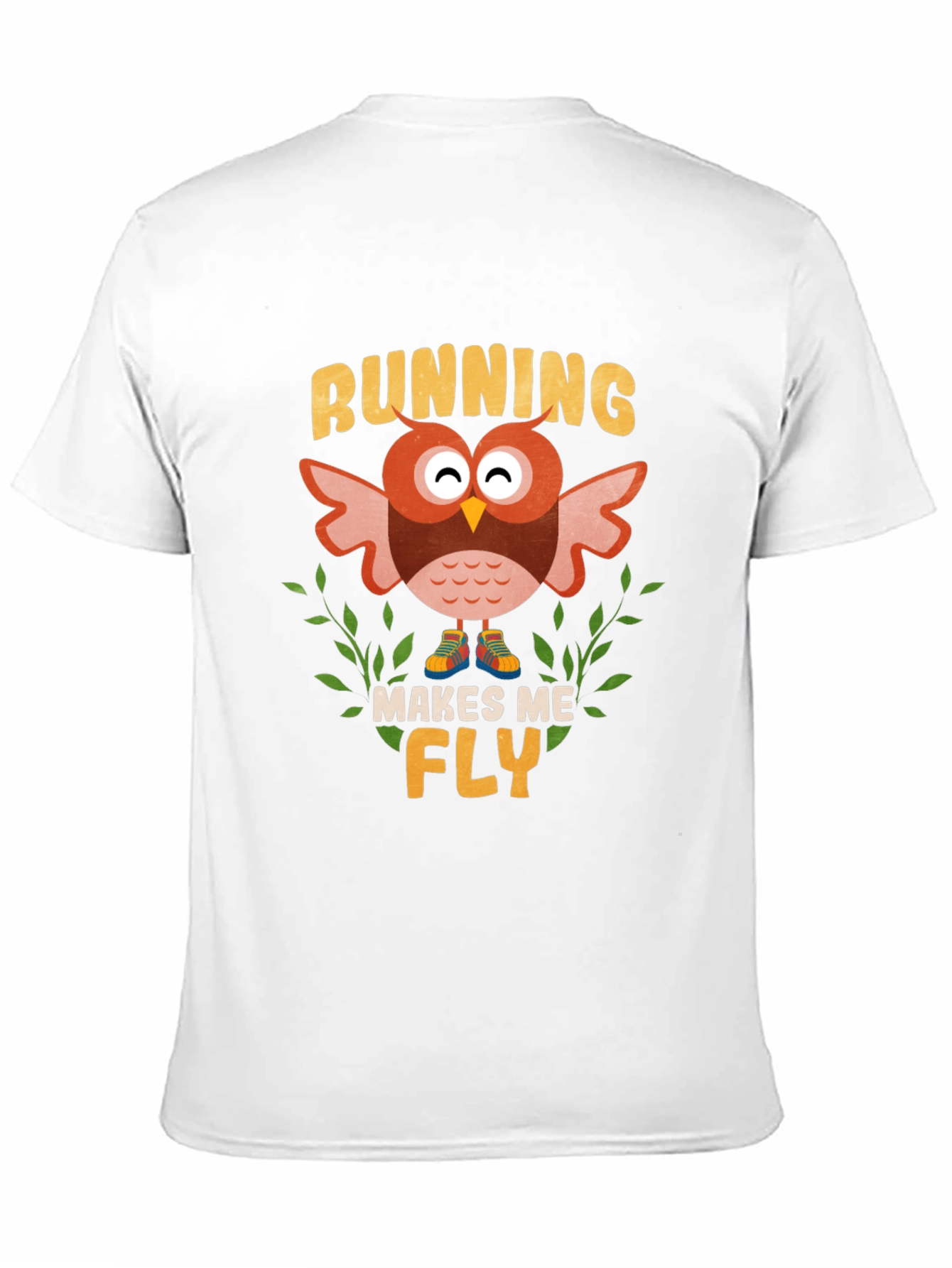 Running Owl Makes Me Fly T-Shirt