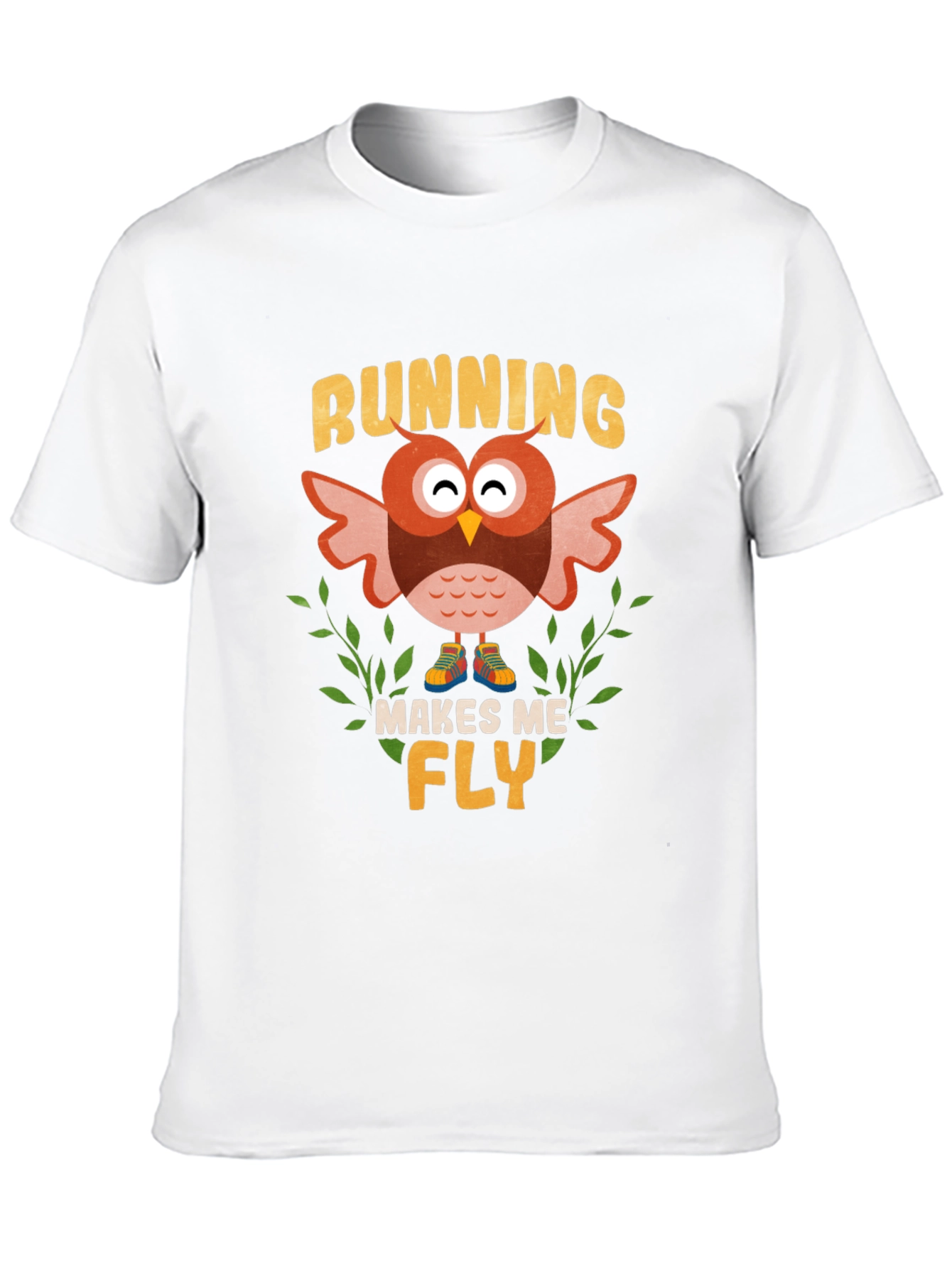 Running Owl Makes Me Fly T-Shirt