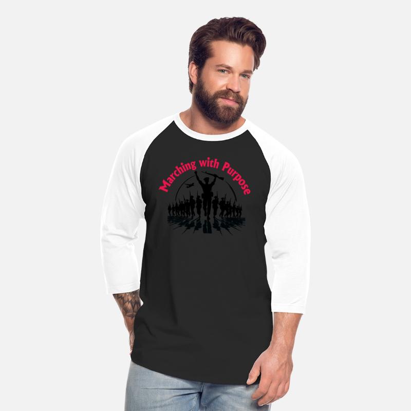 Typography shirt design Marching with Purpose