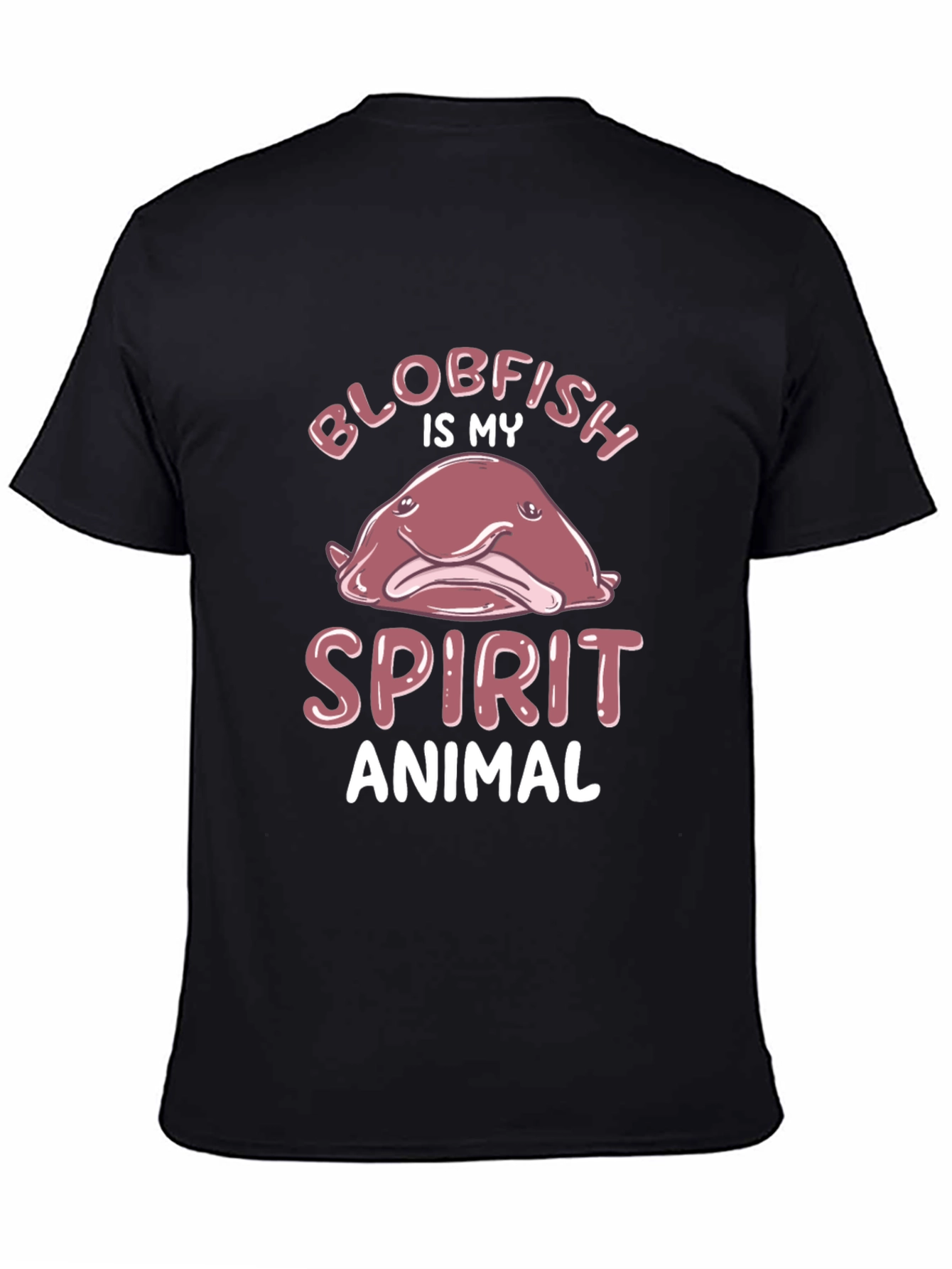 Blobfish Spirit Animal Graphic T-Shirt