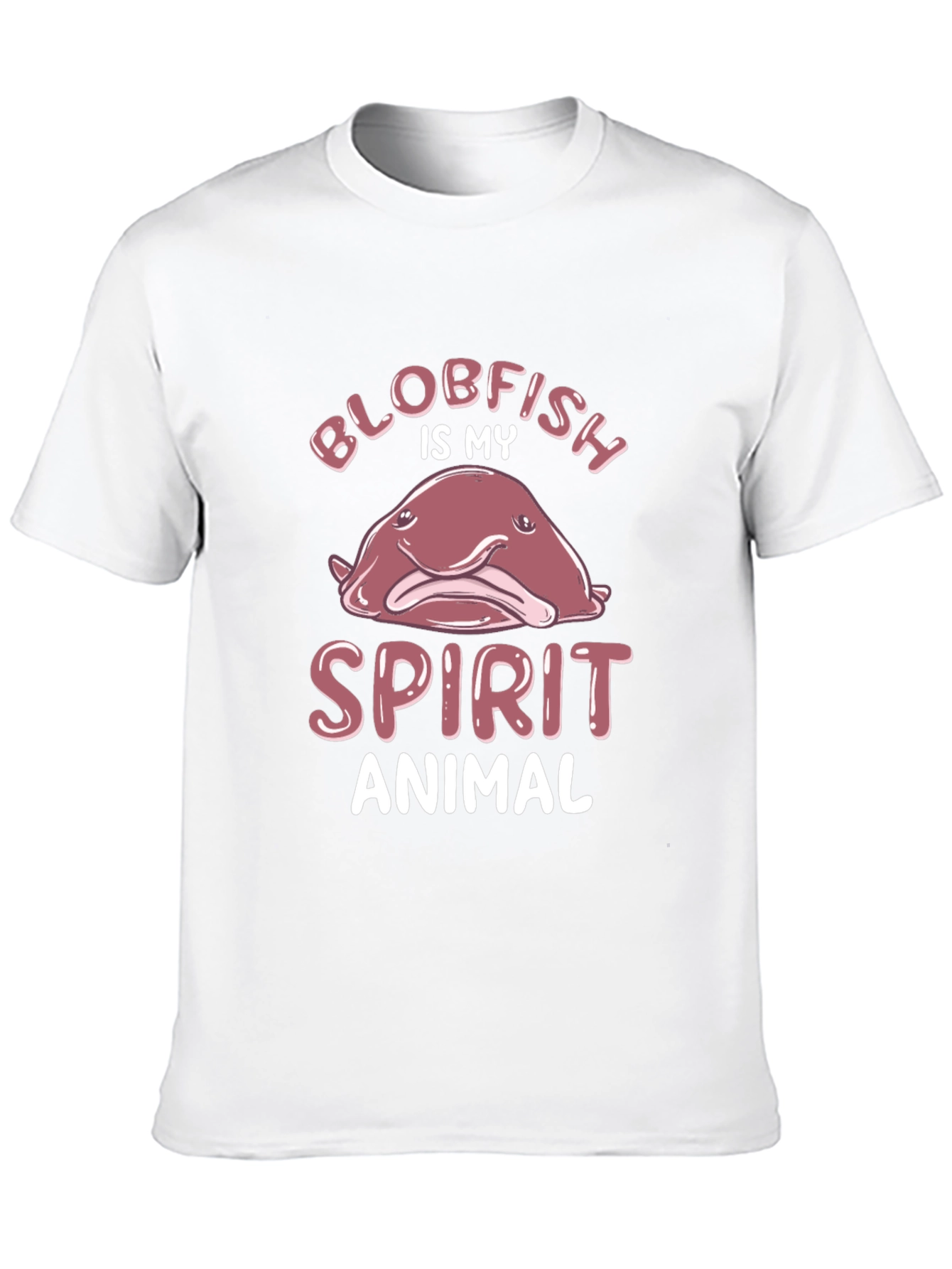 Blobfish Spirit Animal Graphic T-Shirt