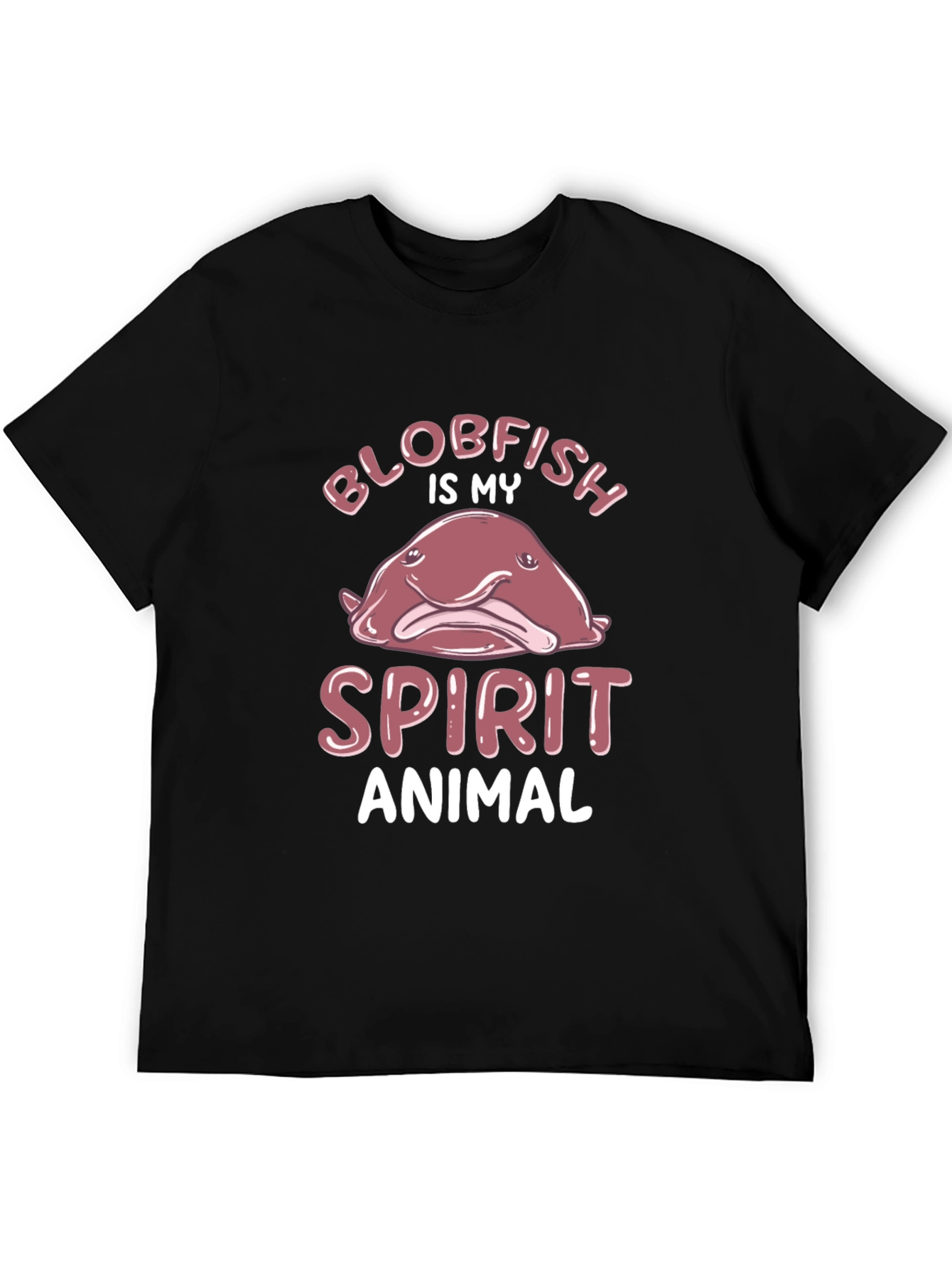 Blobfish Spirit Animal Graphic T-Shirt